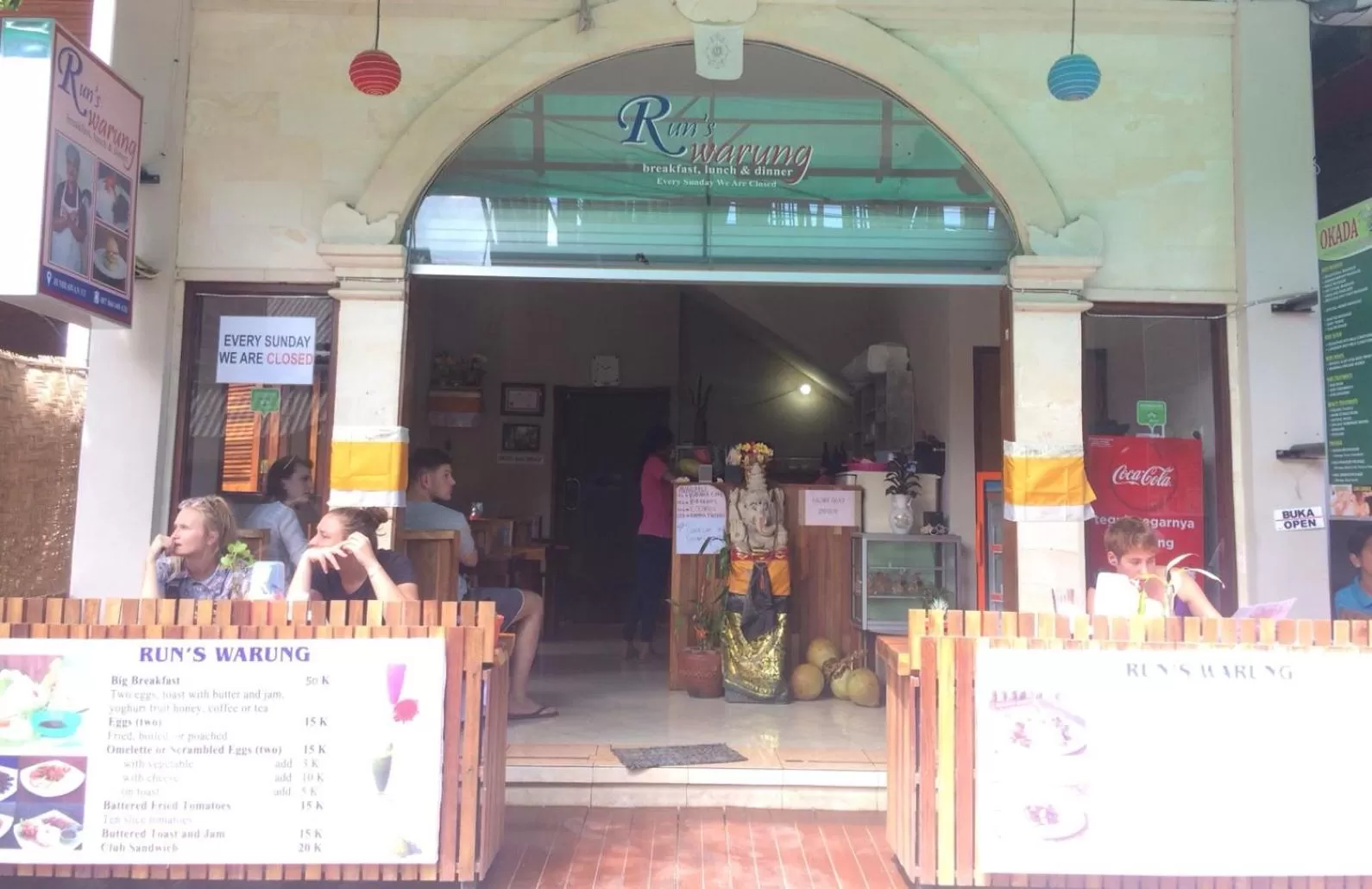 Restaurant/places to eat in Run House B&B