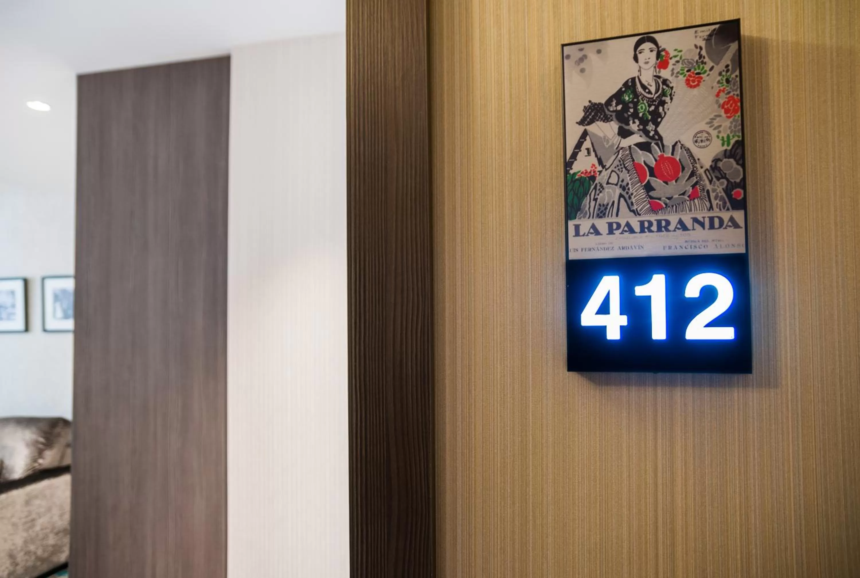 Decorative detail in Eurostars Casa de la Lírica