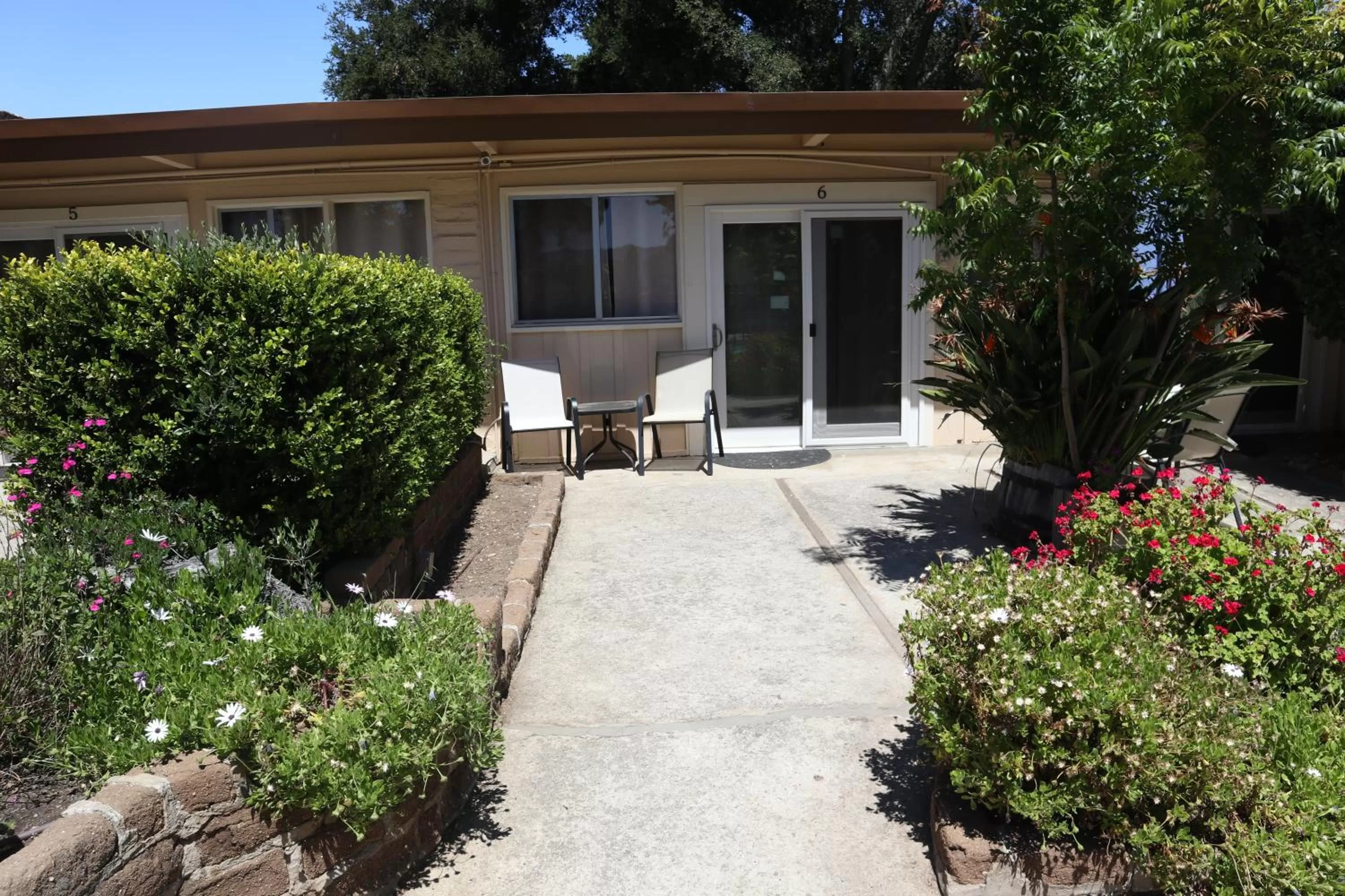Patio in Little European Lodge