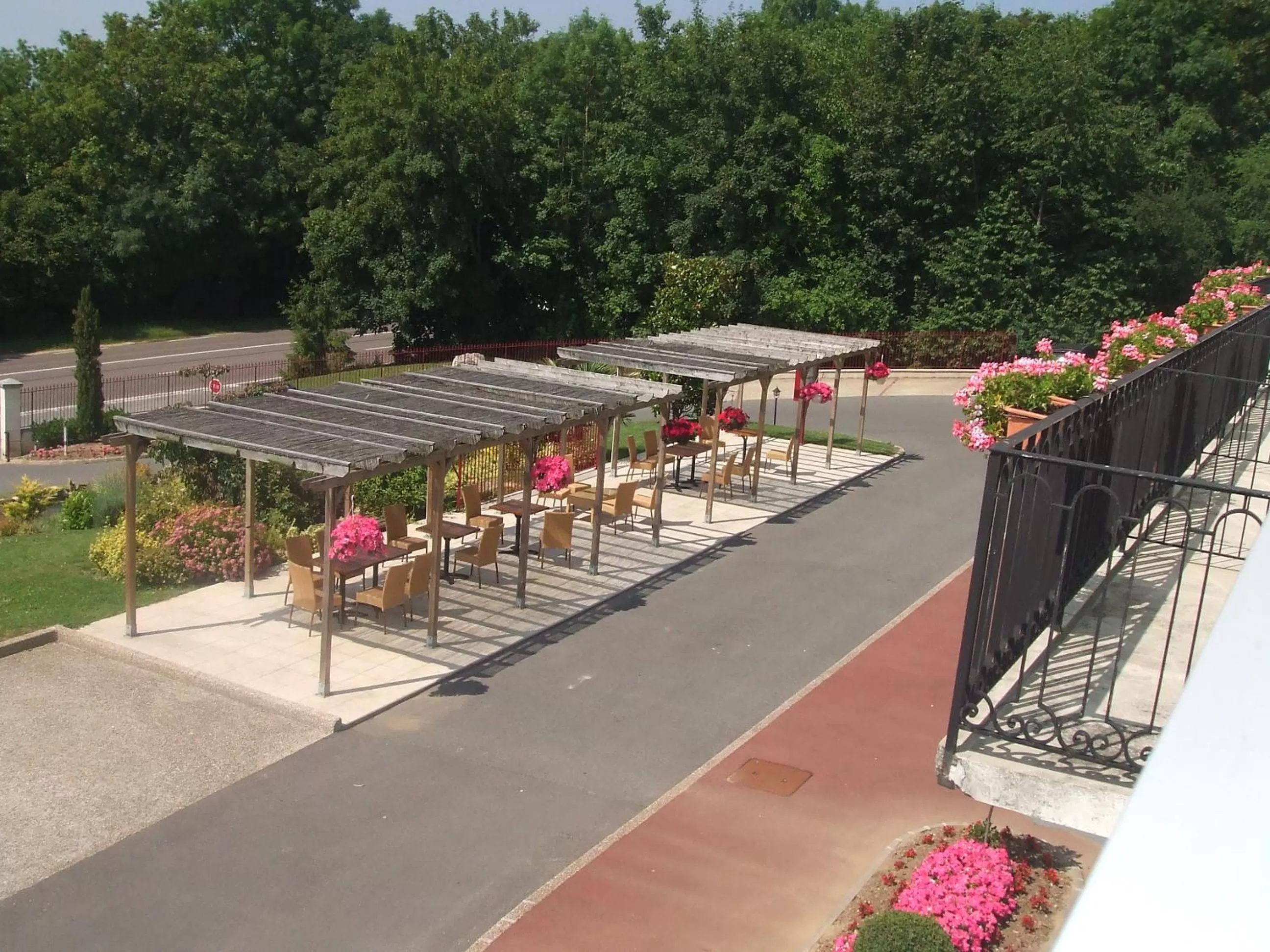 Balcony/Terrace in Best Western Hotel Ile de France