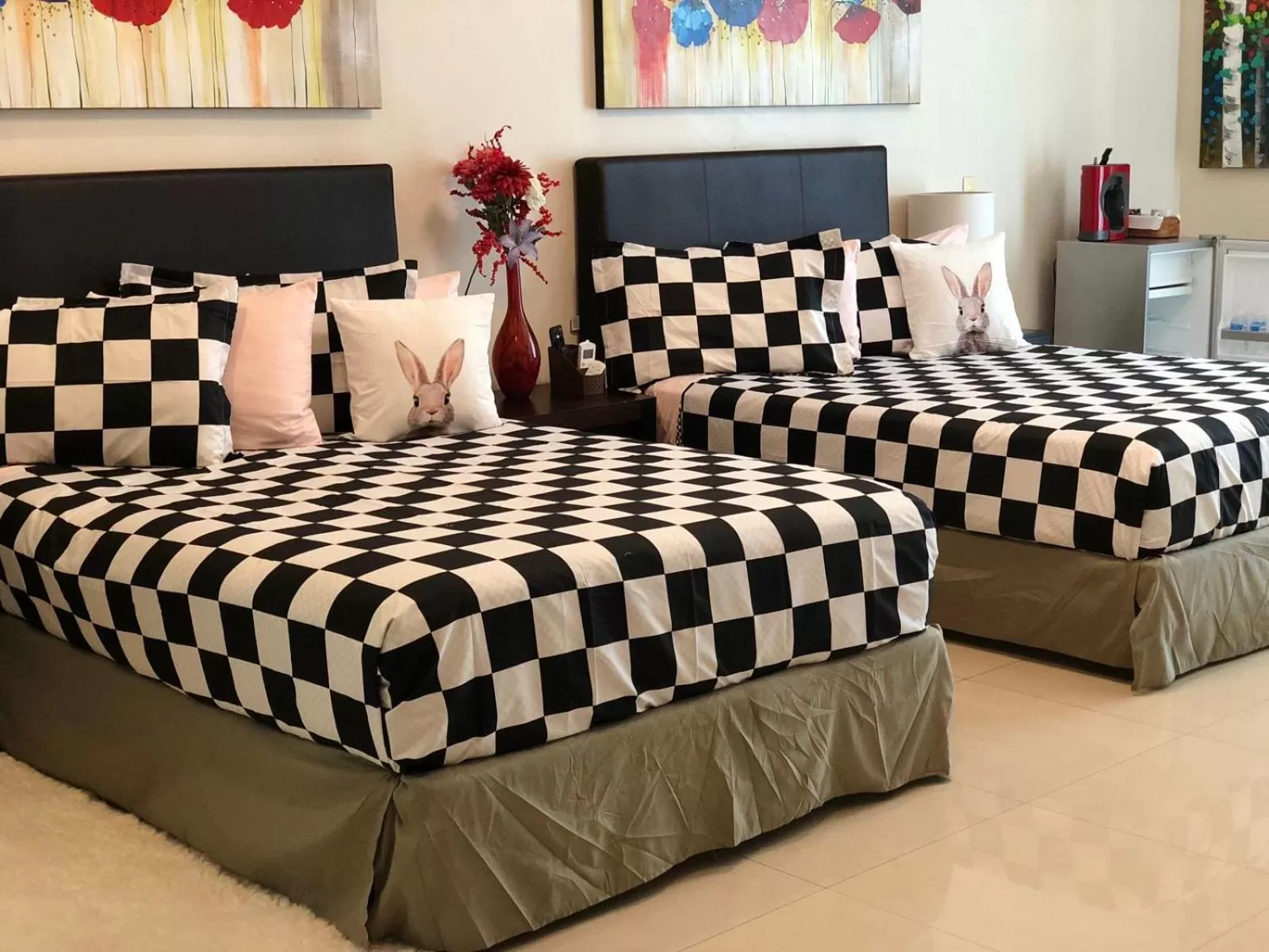 Bed in Villa Segovia Cozumel