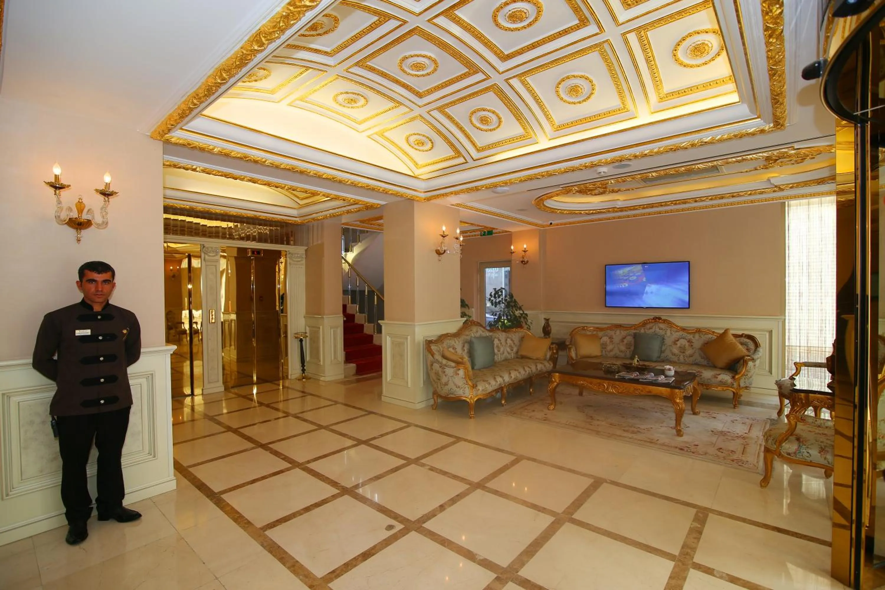 Lobby or reception in Demir Hotel