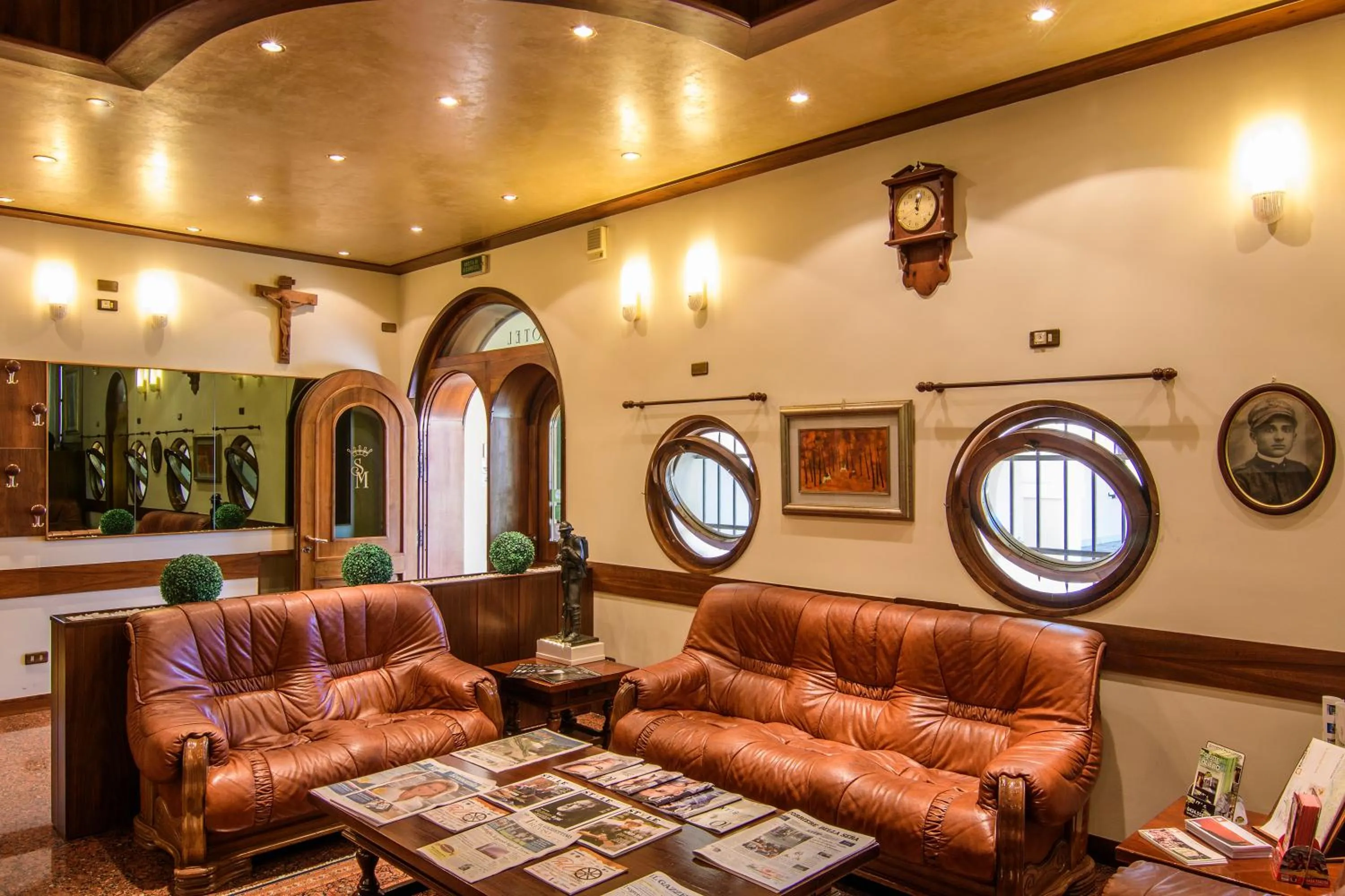 Lobby or reception in Hotel San Marco