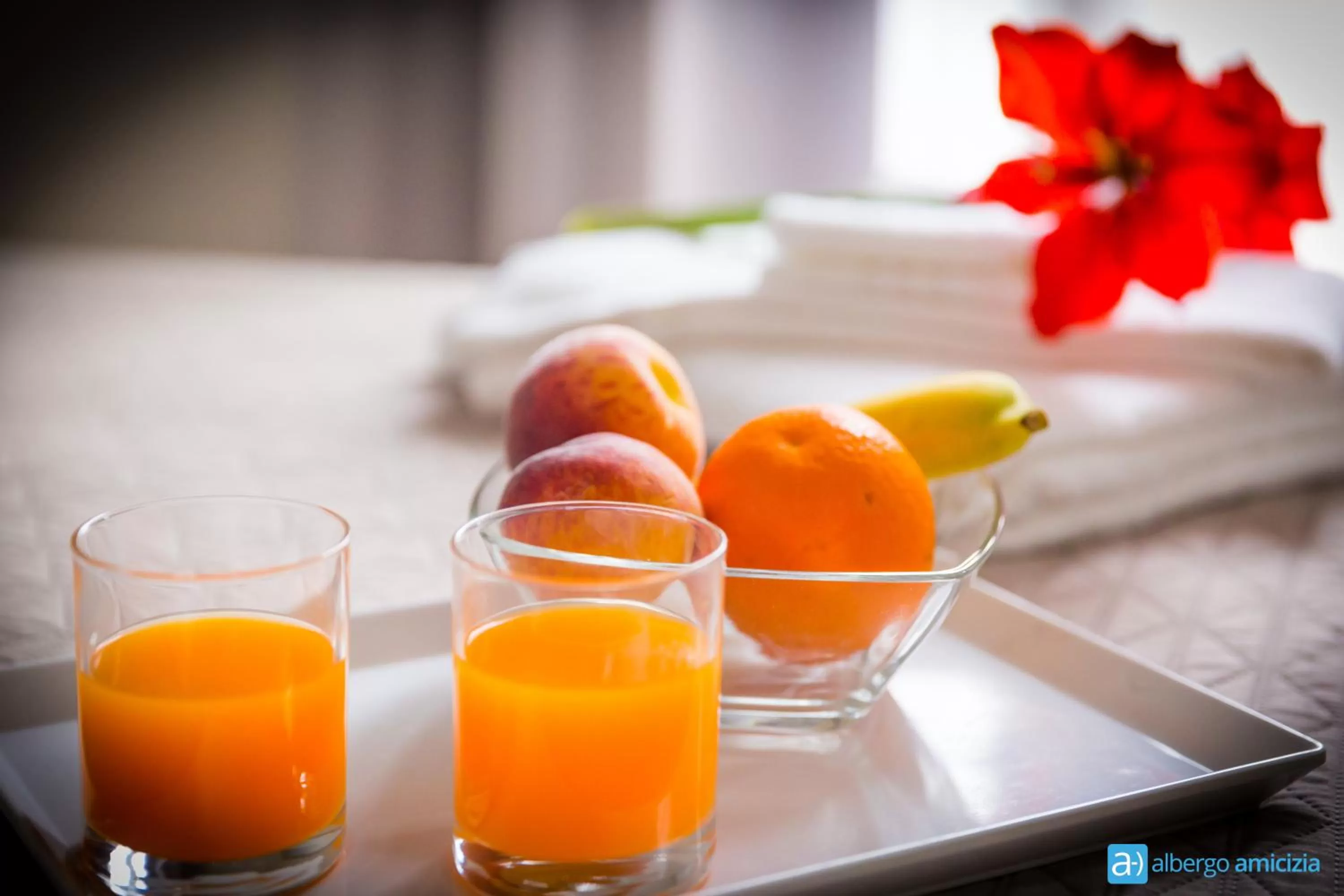Decorative detail, Bed in Hotel Amicizia
