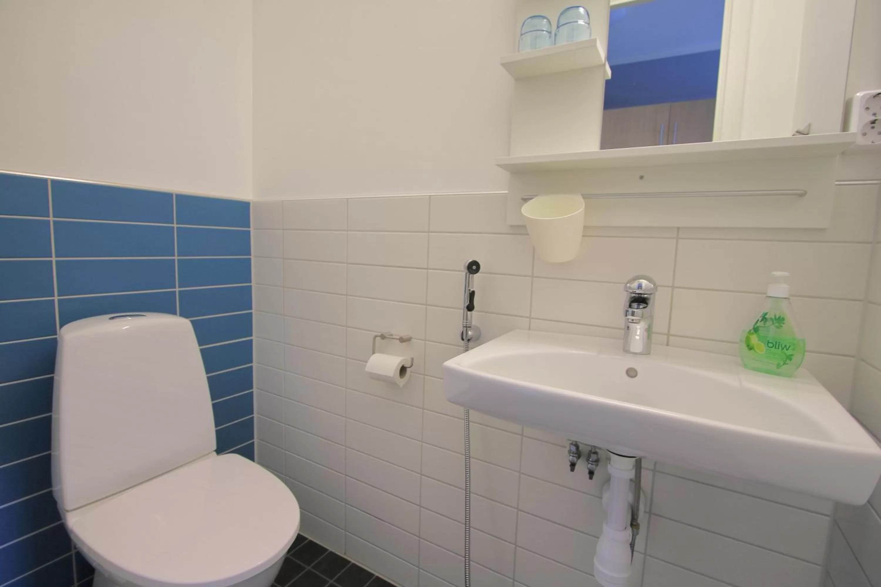 Bathroom in Hotell Munkeröd