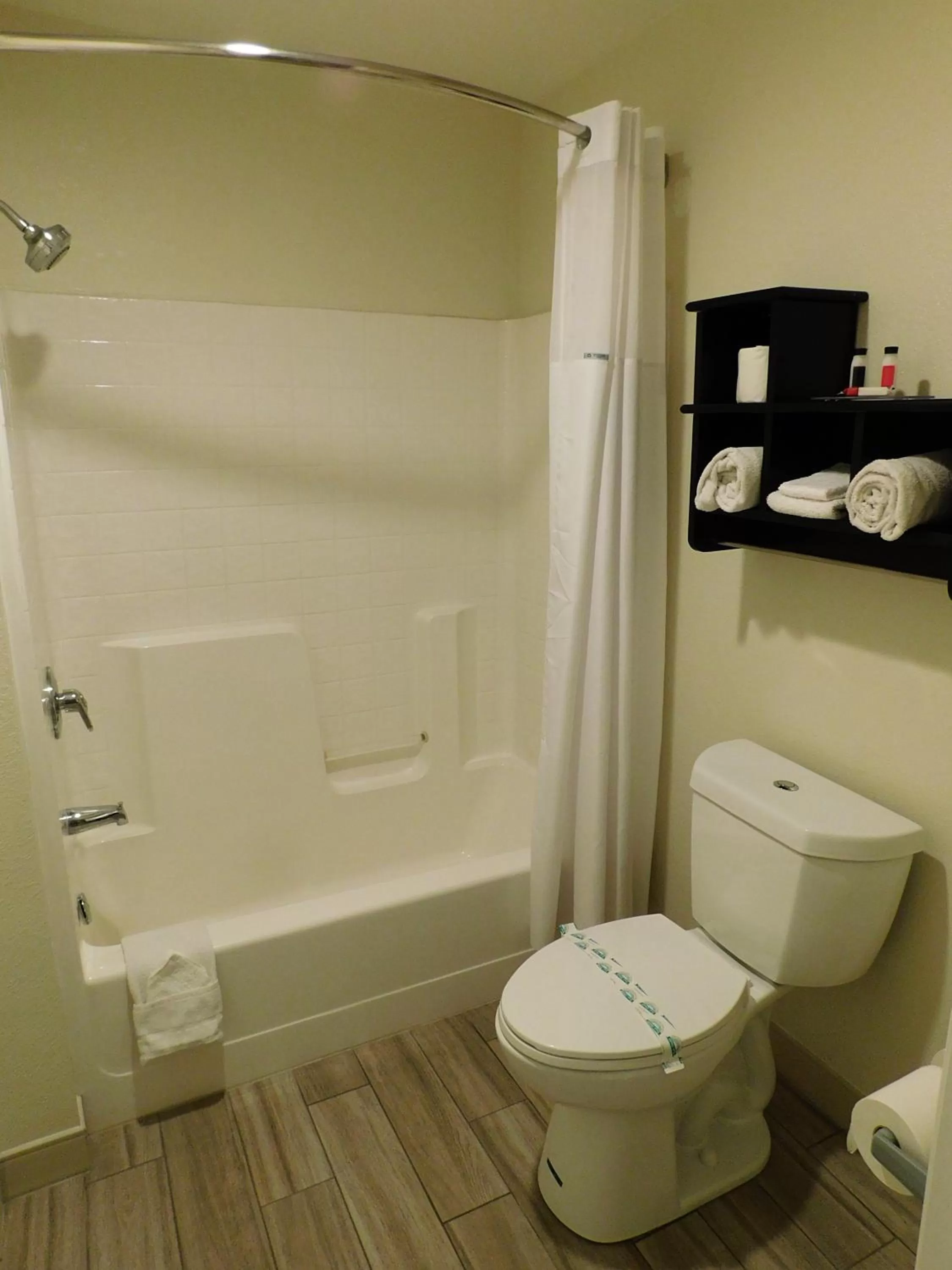 Shower in Travelodge by Wyndham Angels Camp CA