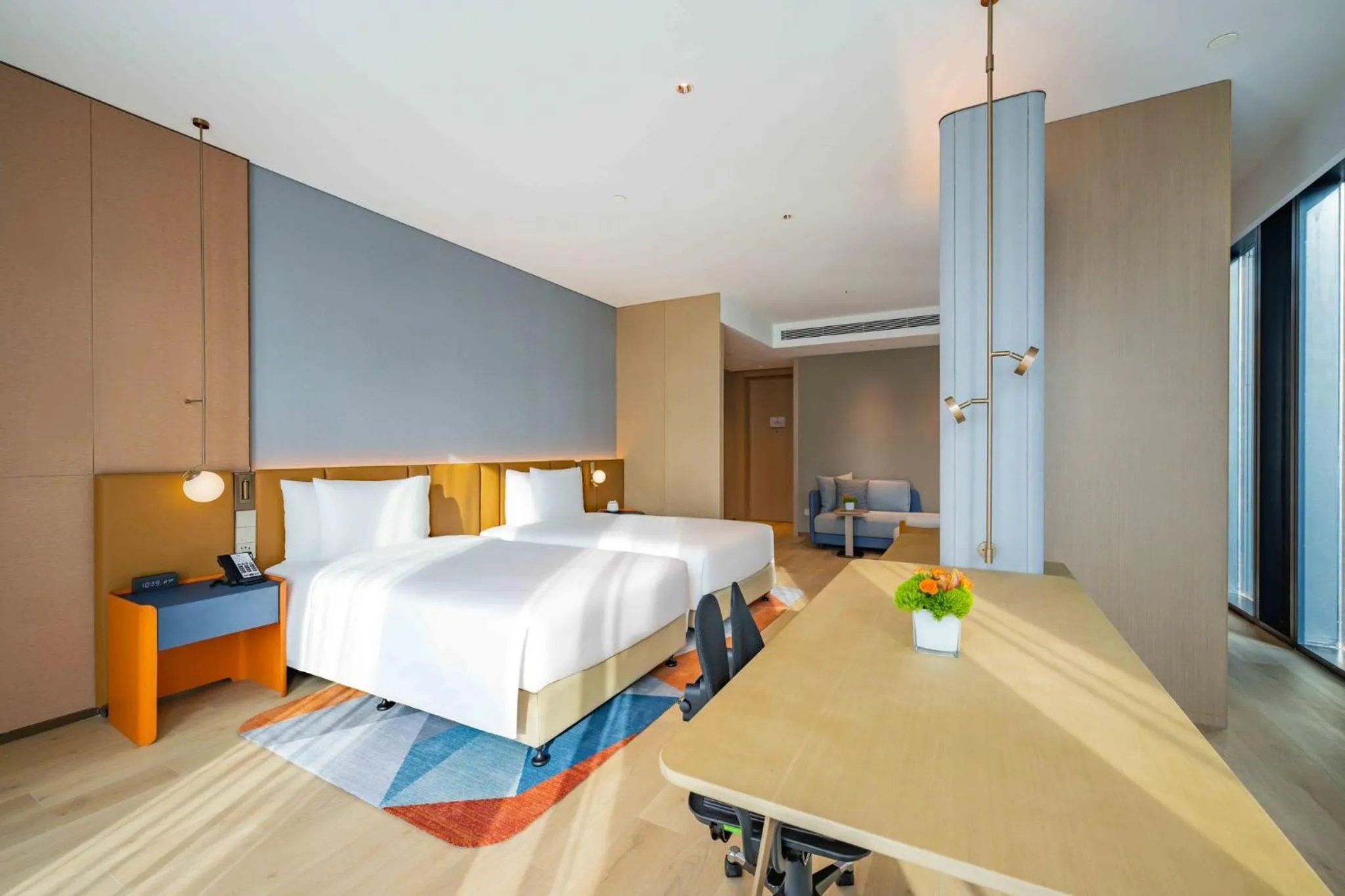 Photo of the whole room, Bed in EVEN Hotels Shanghai Expo by IHG