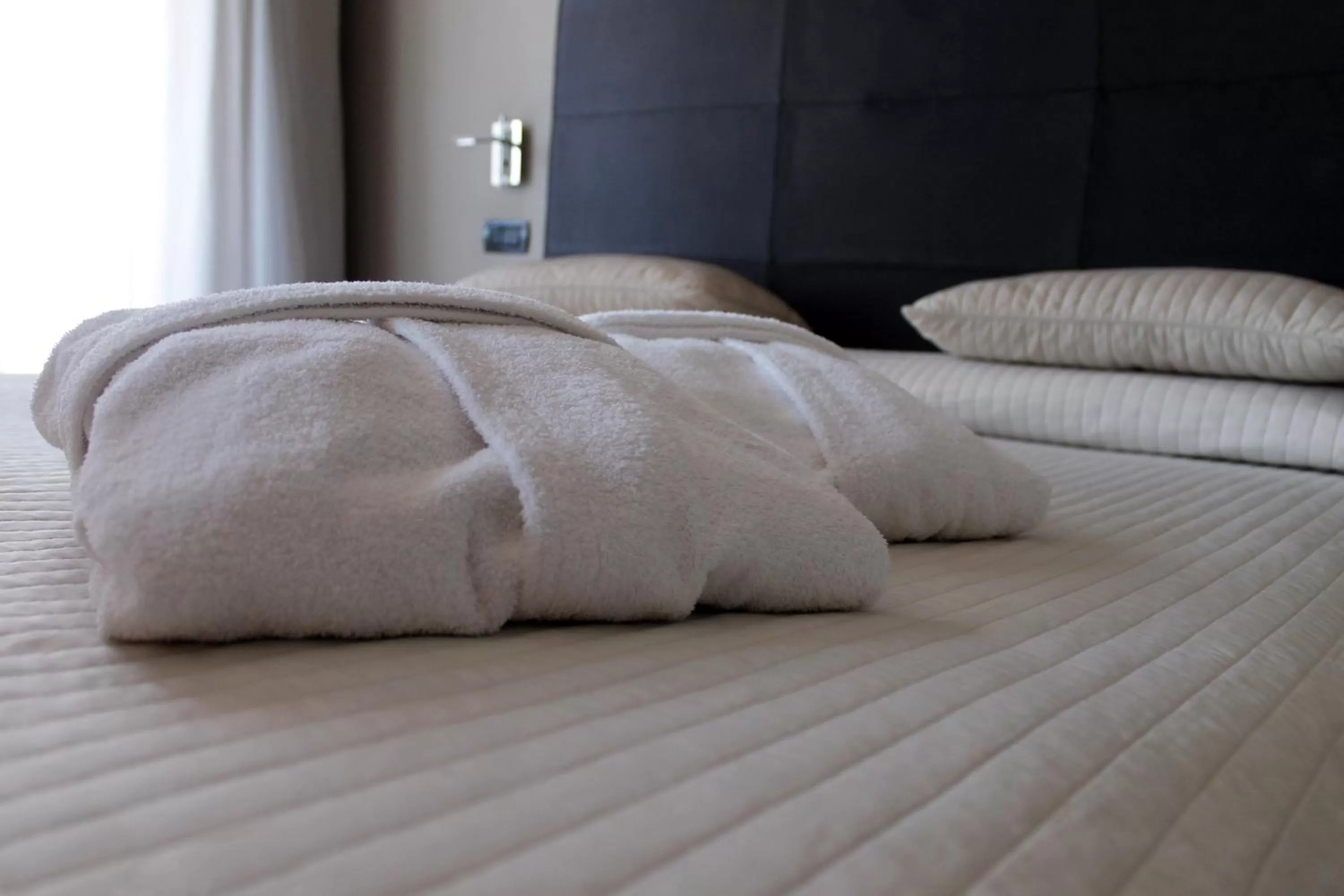 Decorative detail, Bed in Hotel San Giorgio