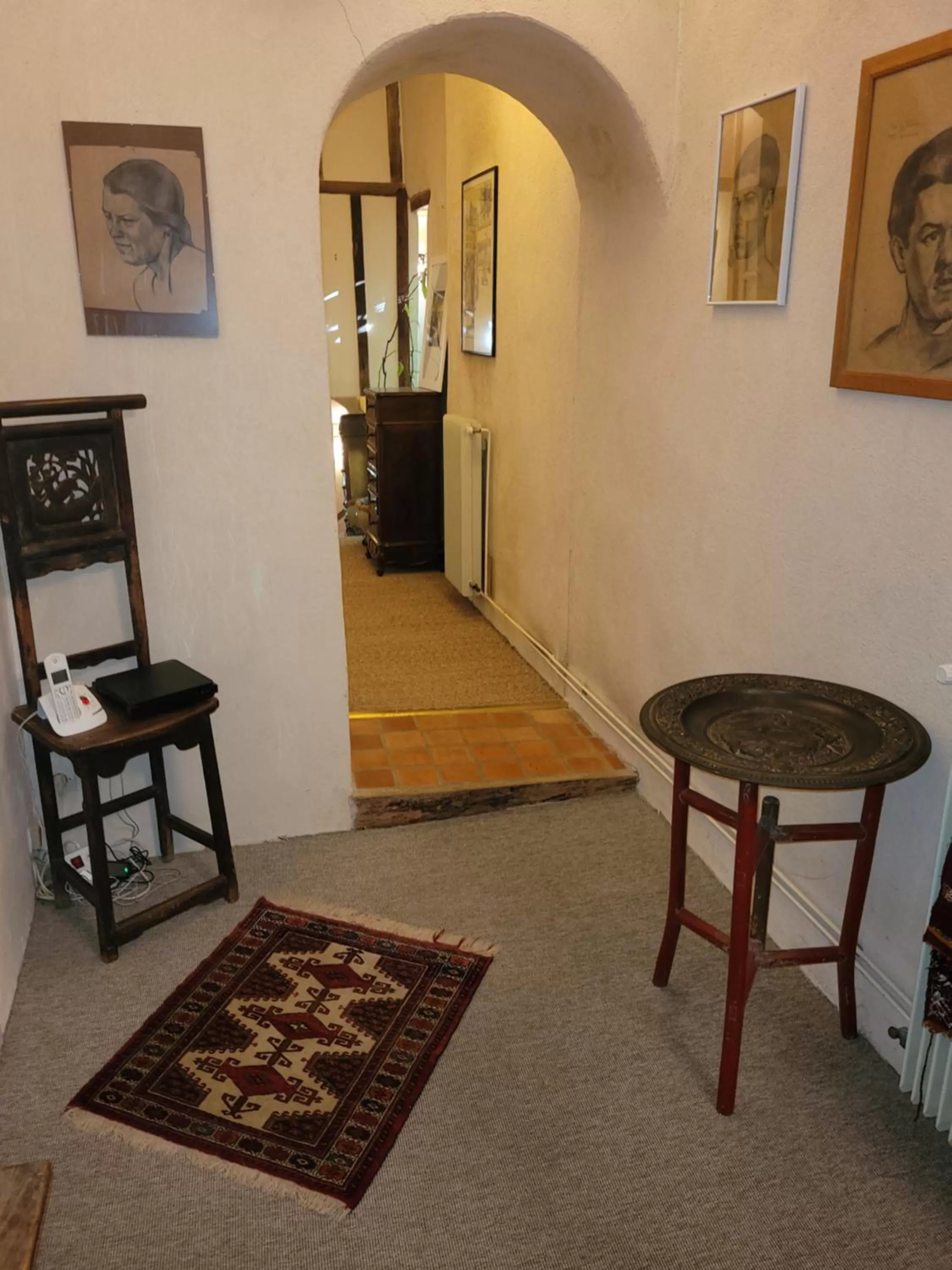 Decorative detail in La Cressonnière