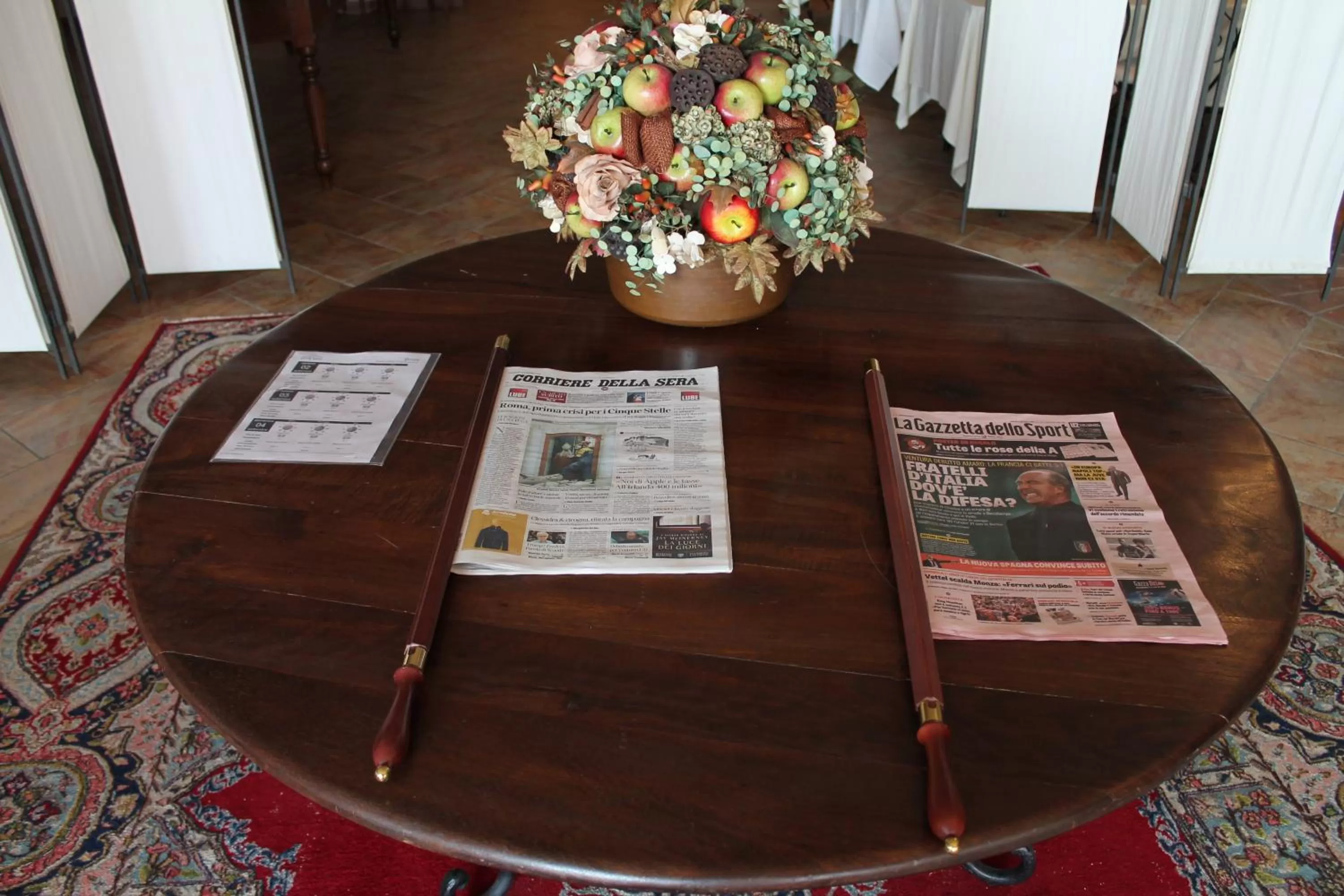 Decorative detail in Hotel Don Carlo