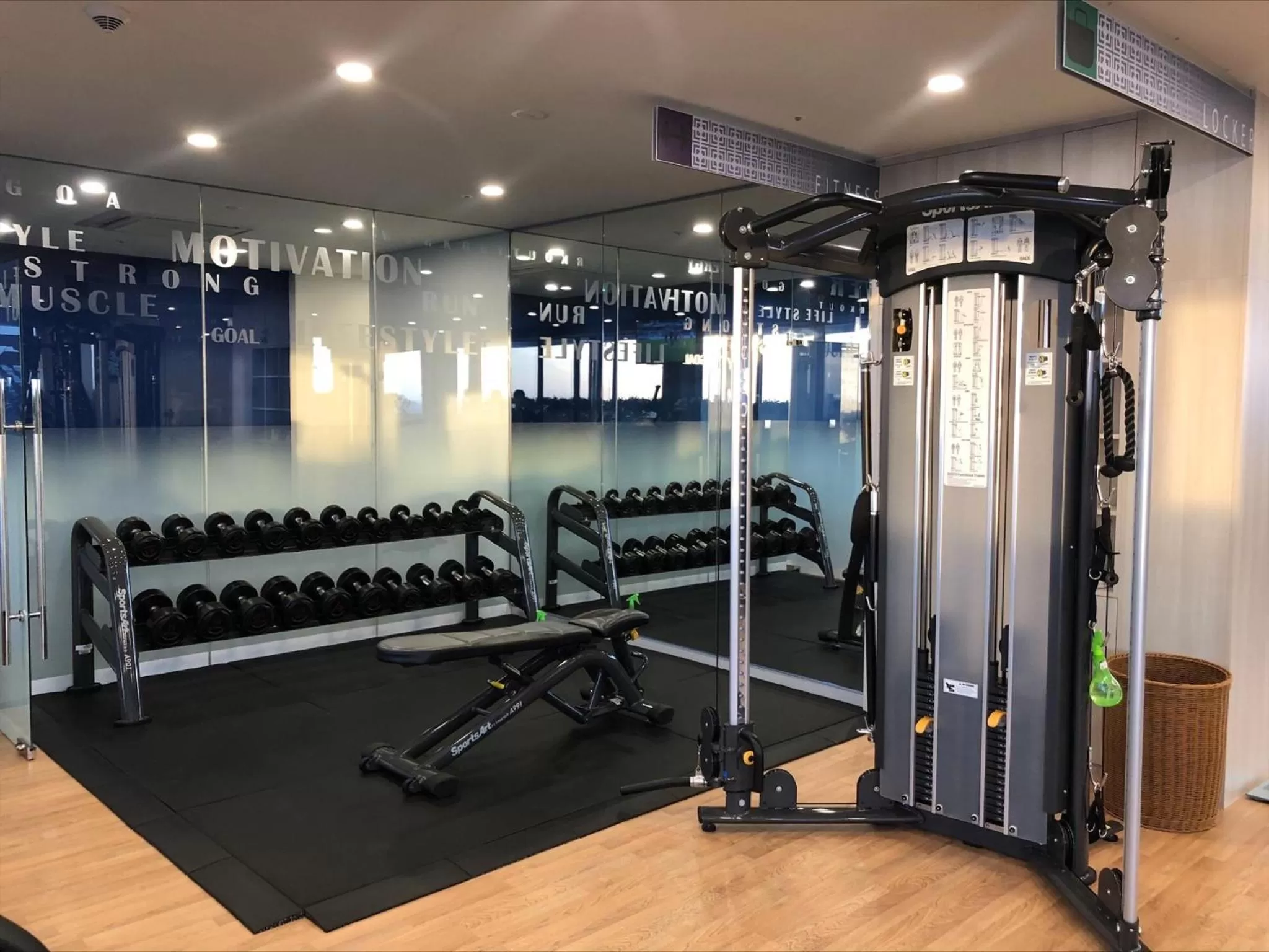 Fitness centre/facilities in GRANFERTE Phnom Penh Hotel