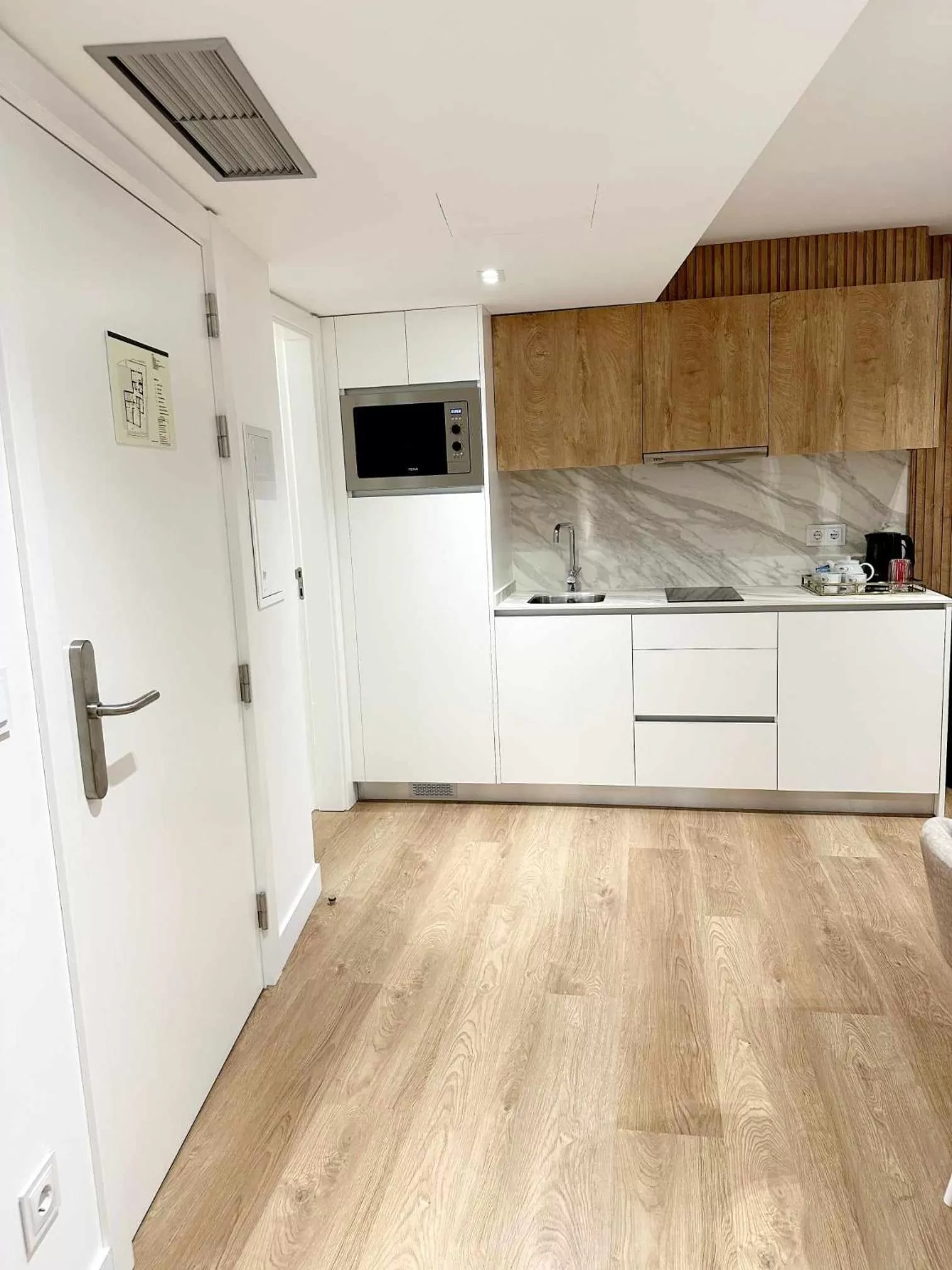 Kitchen or kitchenette in Coração do Tua Hotel