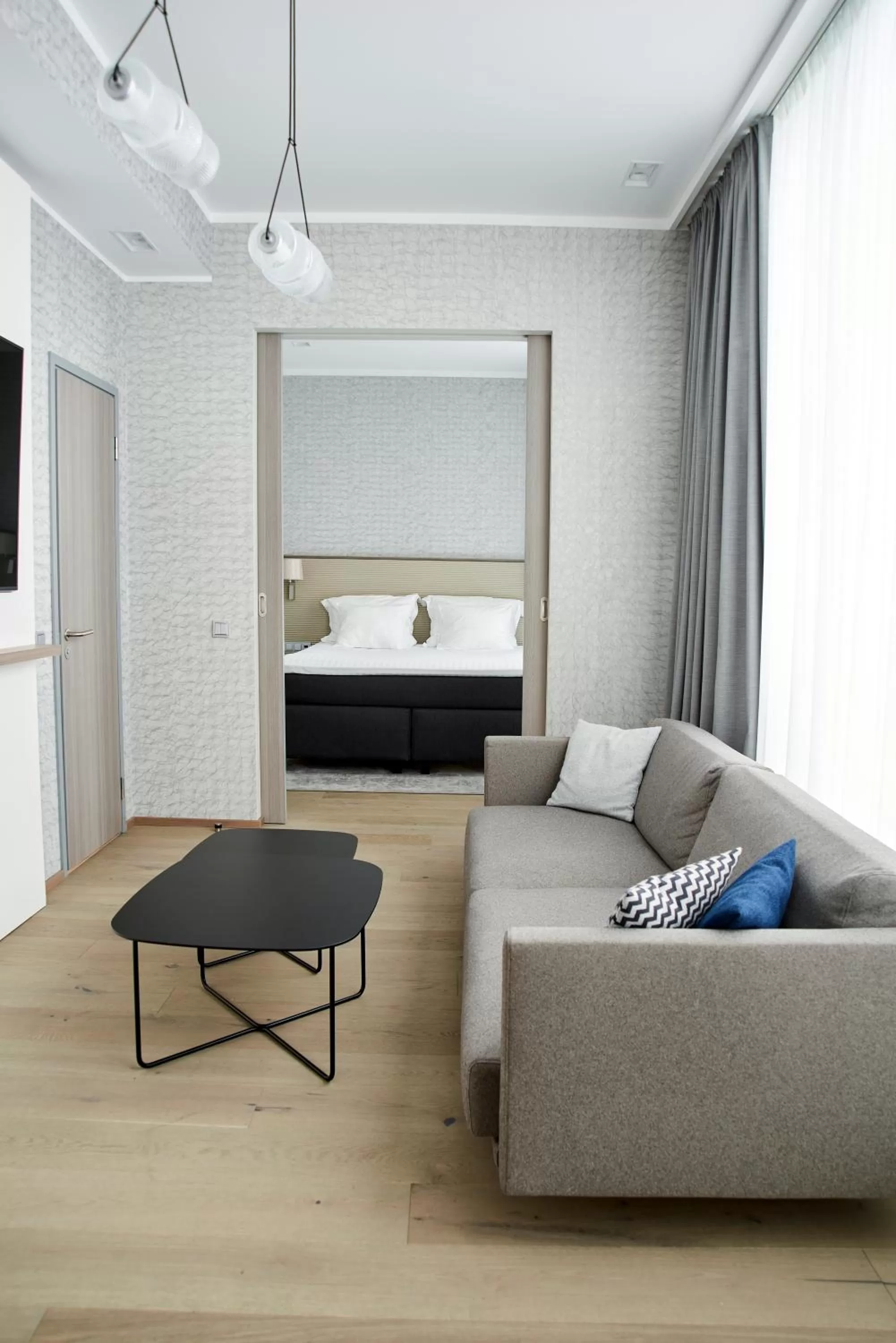 Living room, Bed in Tallink Spa & Conference Hotel