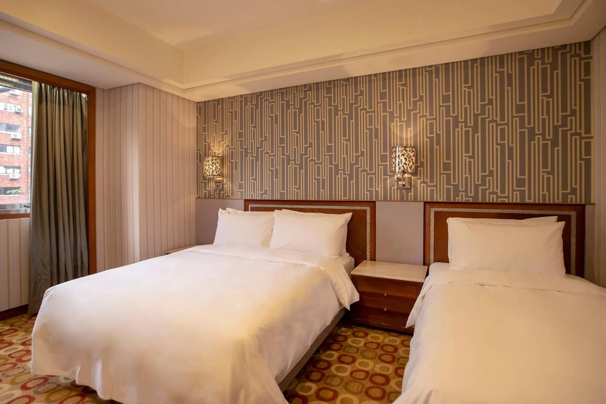 Bed in Hej Taipei Arena Hotel