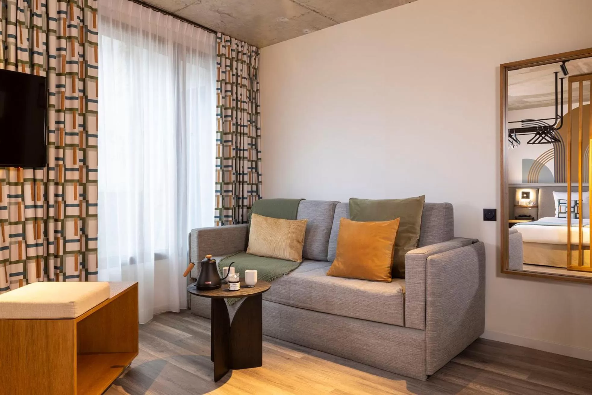 Seating area in La Belle Ville