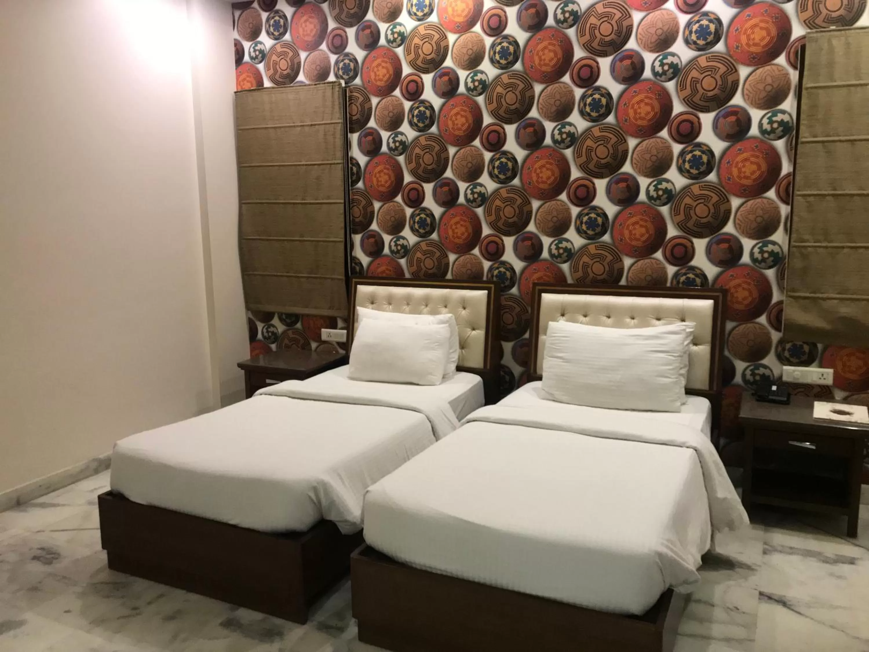 Bed in Hotel Leela Grande