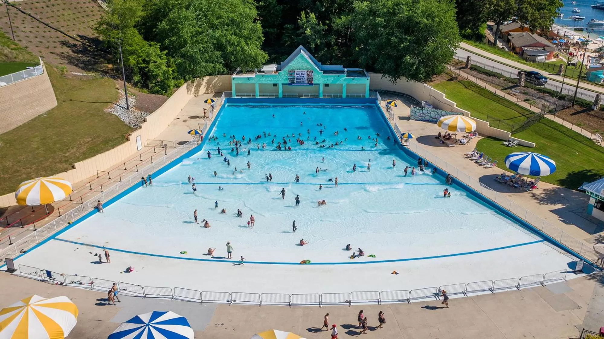 Aqua park in Lanier Islands Legacy Lodge