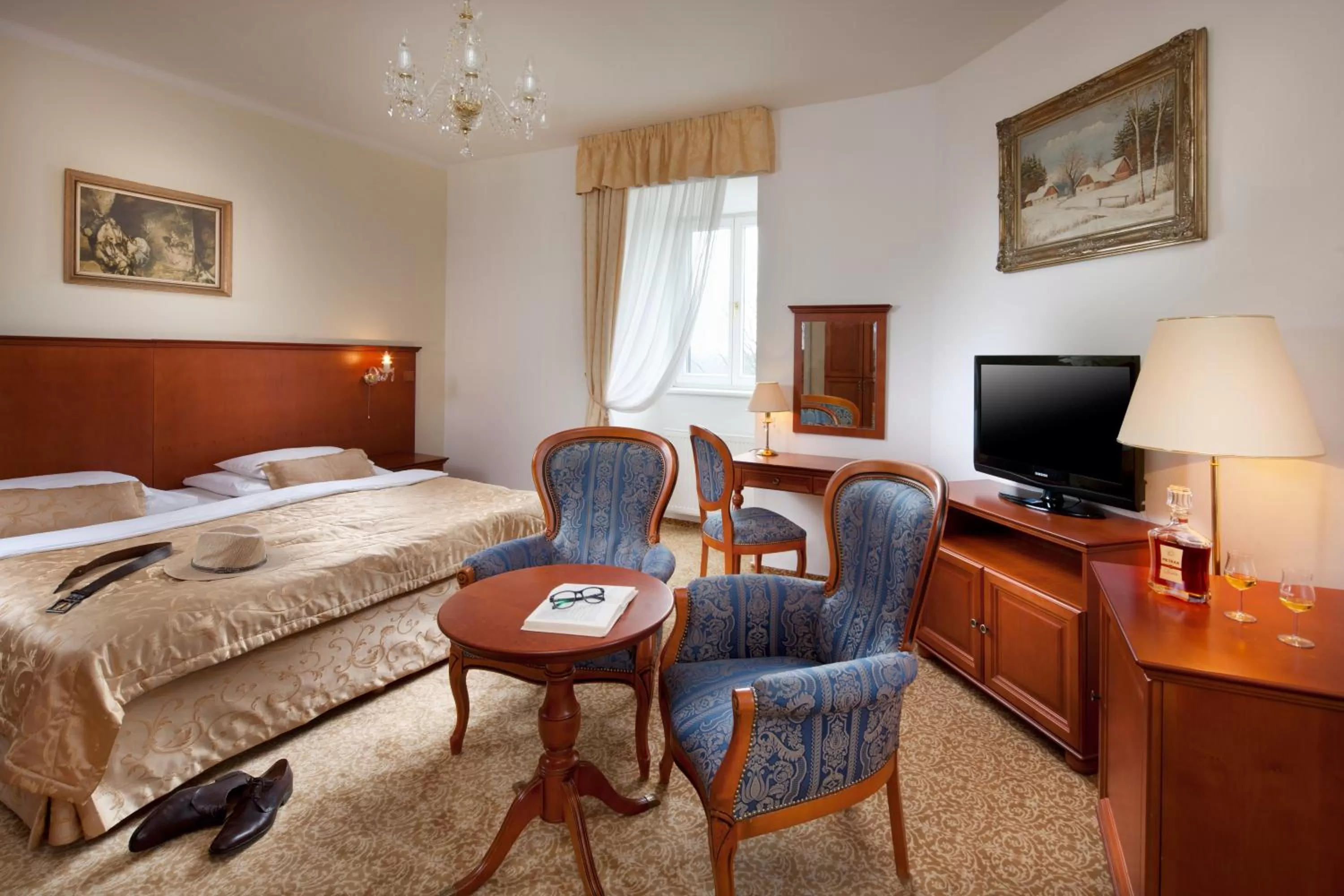 Bed in Imperial Spa & Kurhotel