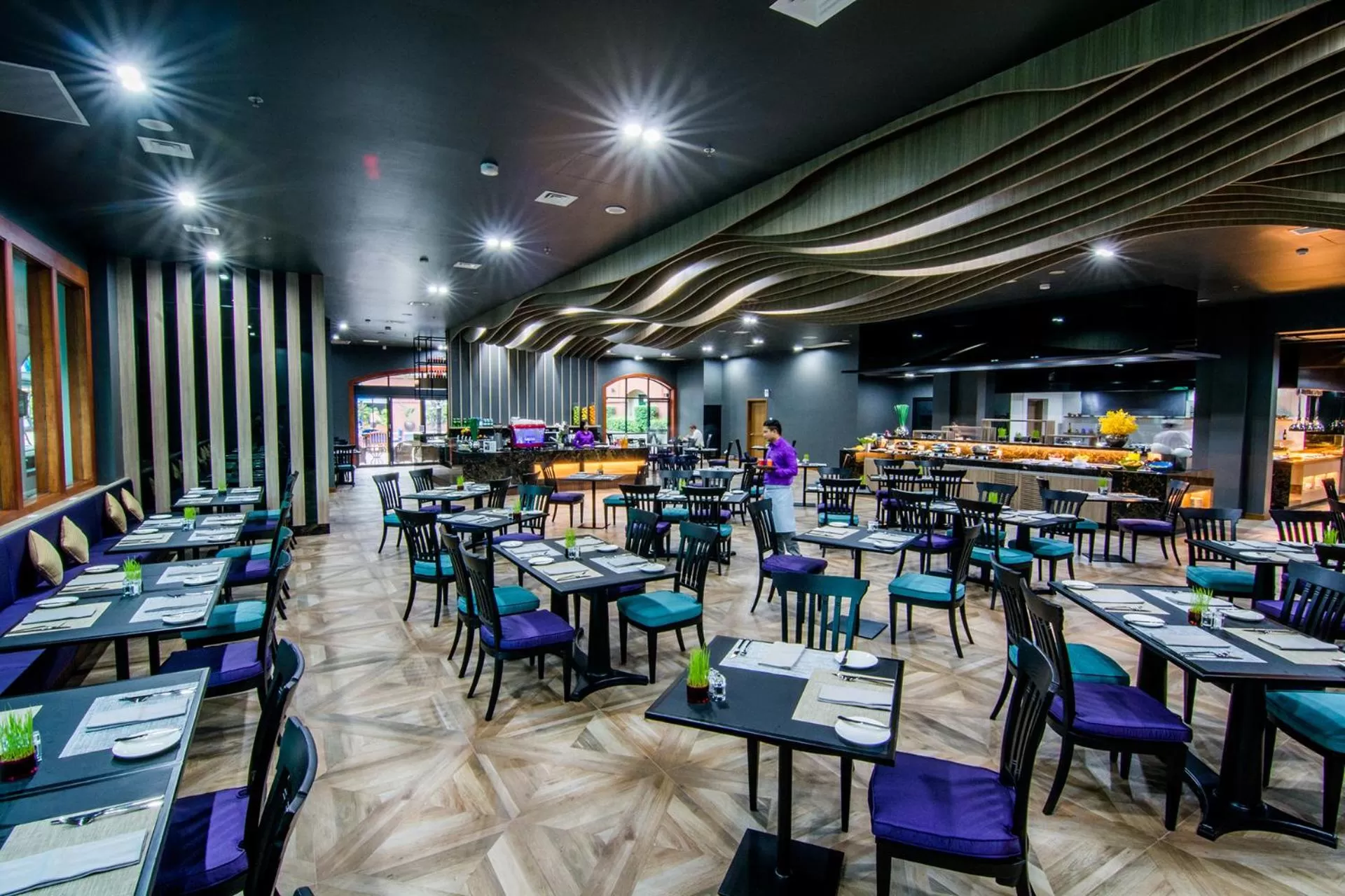 Buffet breakfast in Mercure Yangon Kaba Aye