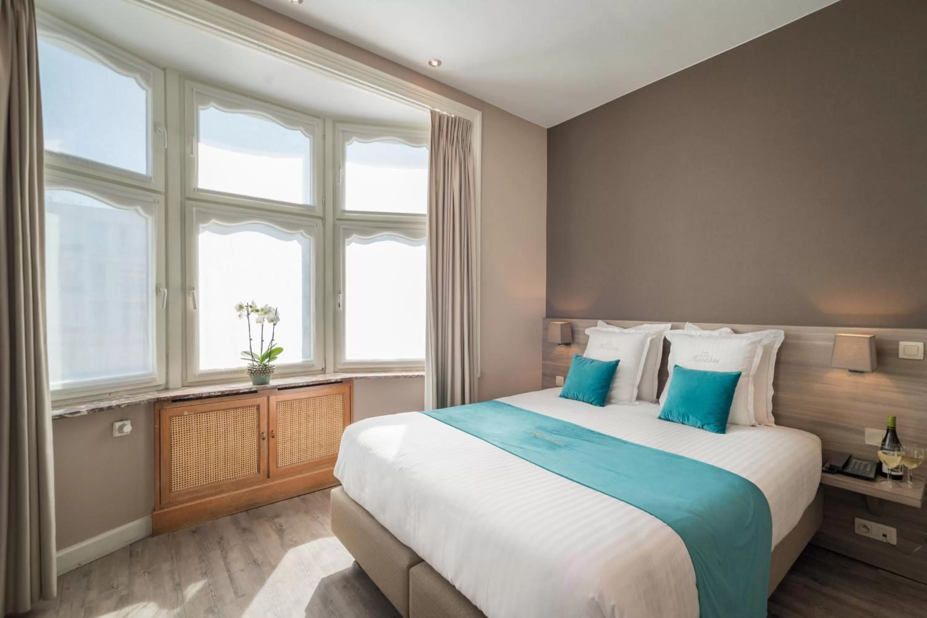 Bedroom, Bed in Hotel Maraboe