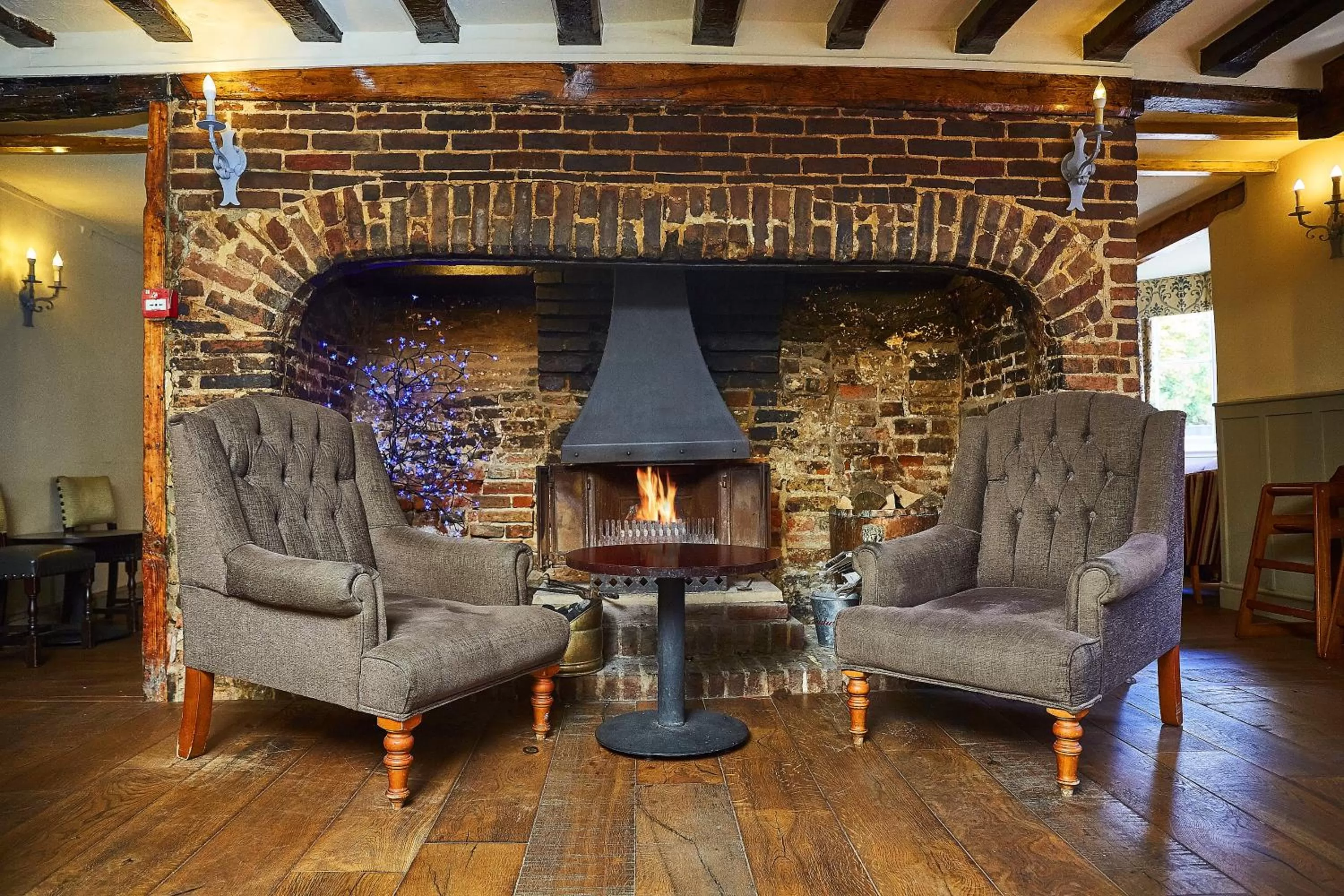 Seating area in The George Hotel