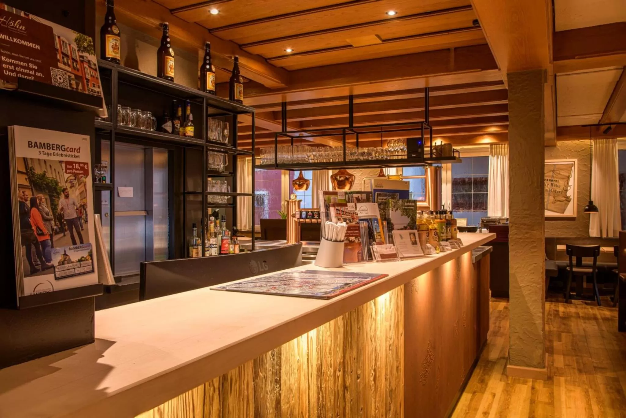 Lobby or reception in Hotel Brauerei Gasthof Höhn