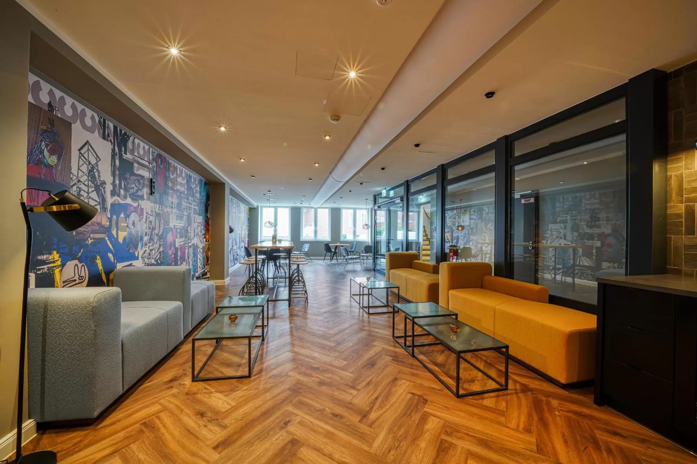 Seating area in NYCE Hotel Dortmund Thier Galerie