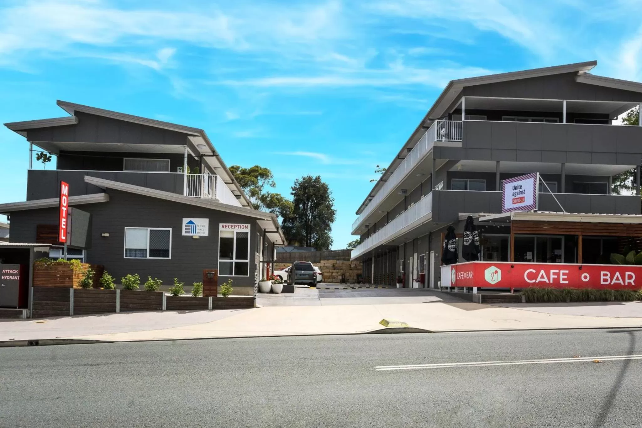 Property building in Petrie Mill Motel