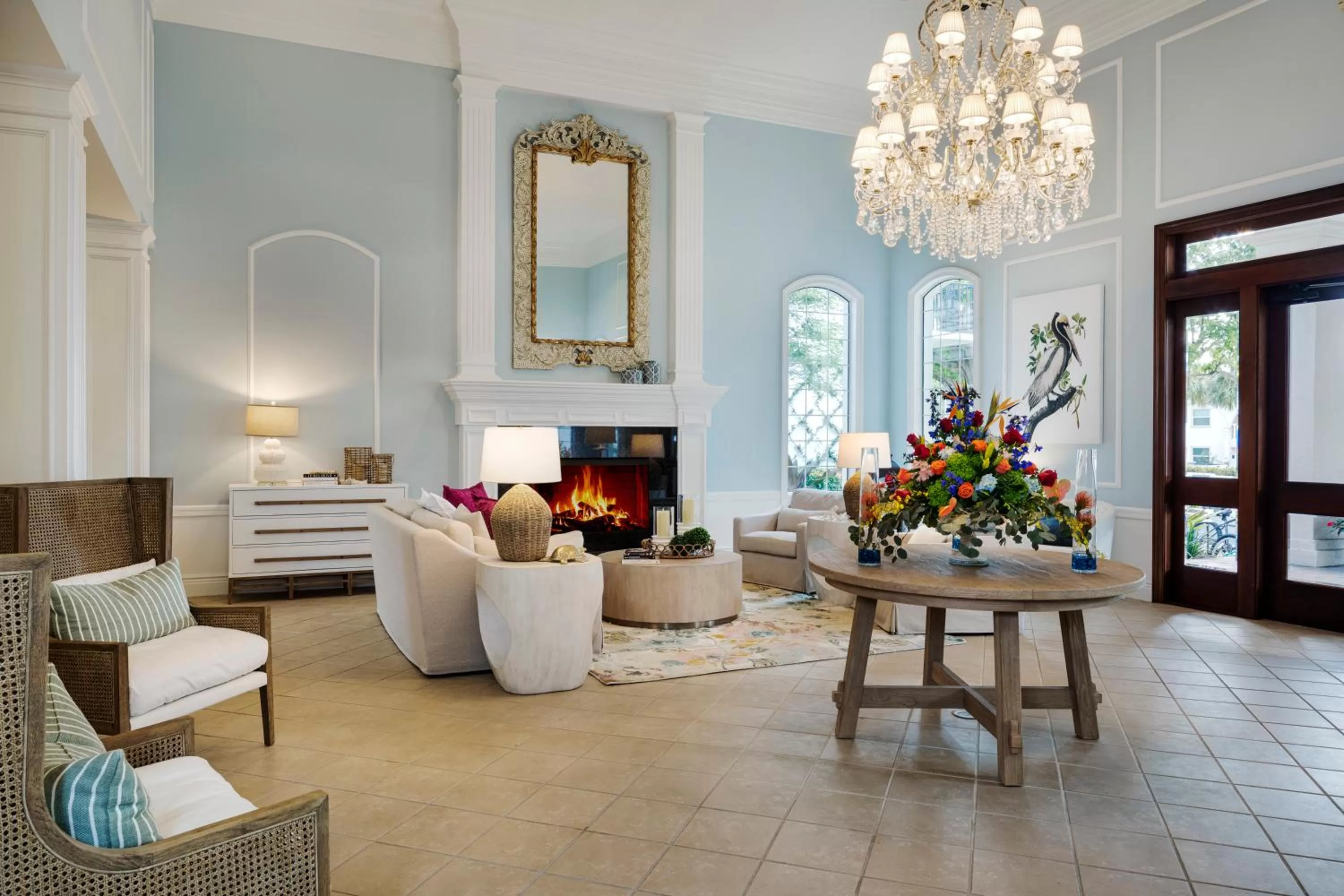 Lobby or reception in The Capri Inn