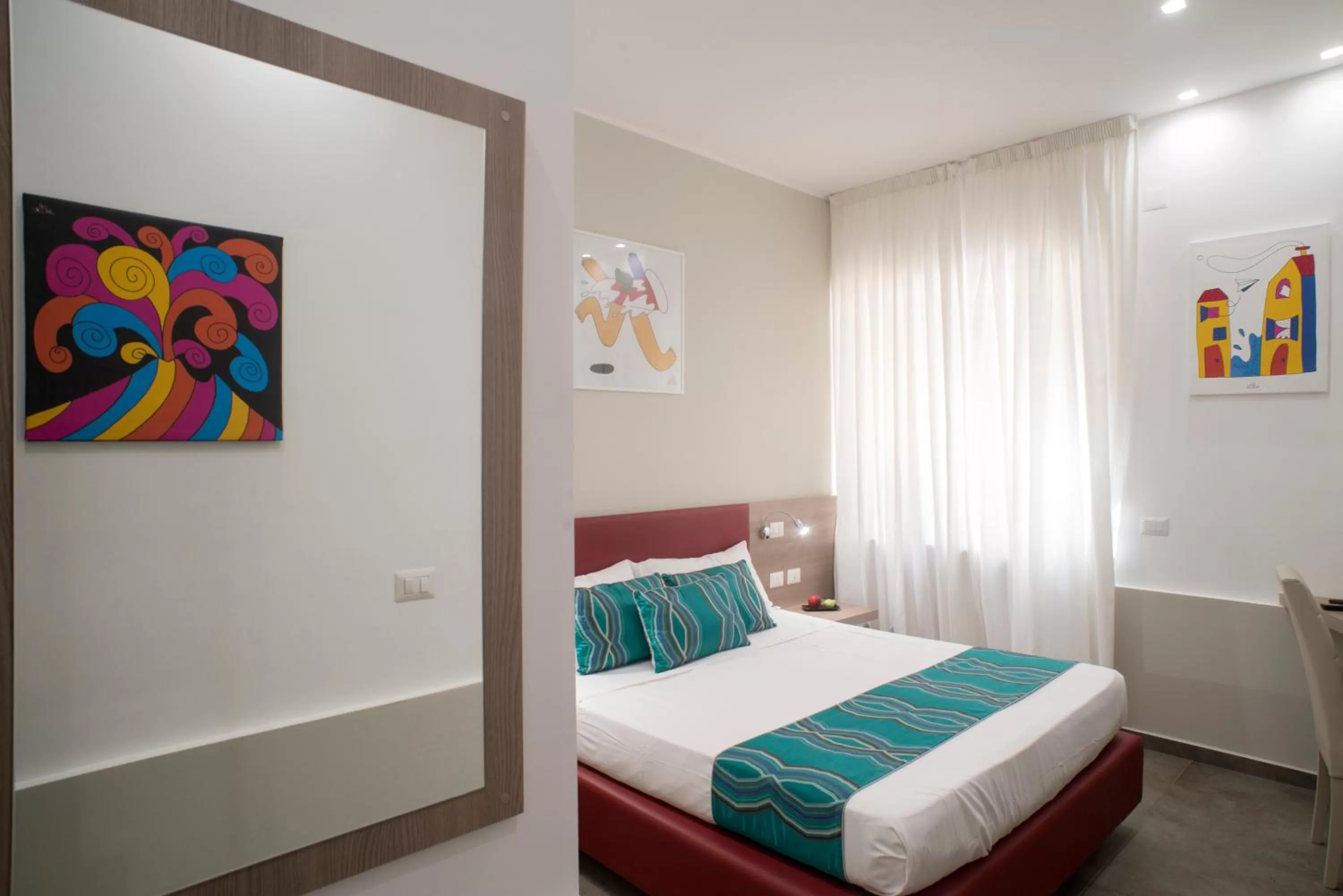 Bed in Regina Margherita Suite