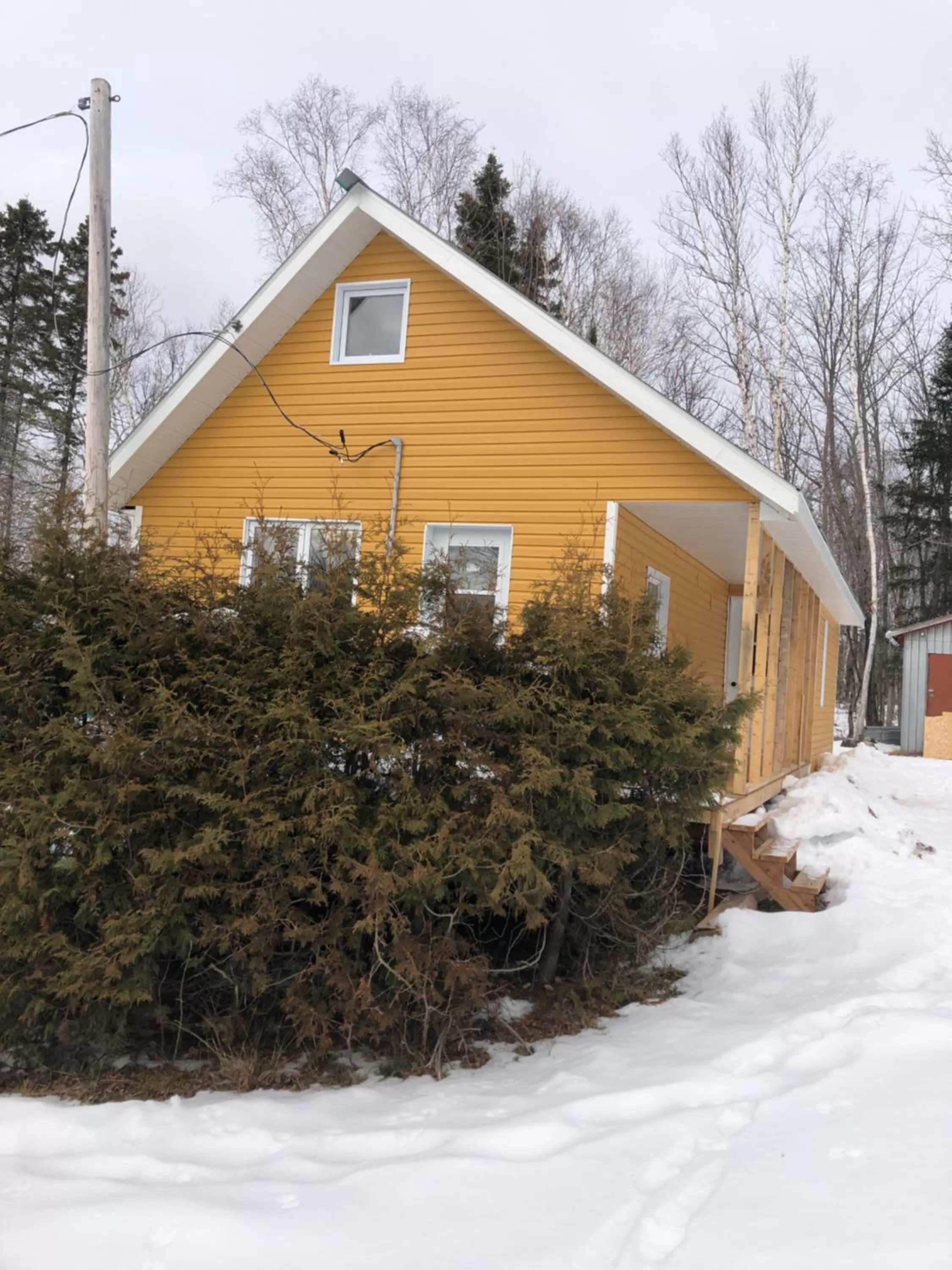 Property building, Winter in Gîte de la Montagne Enchantée