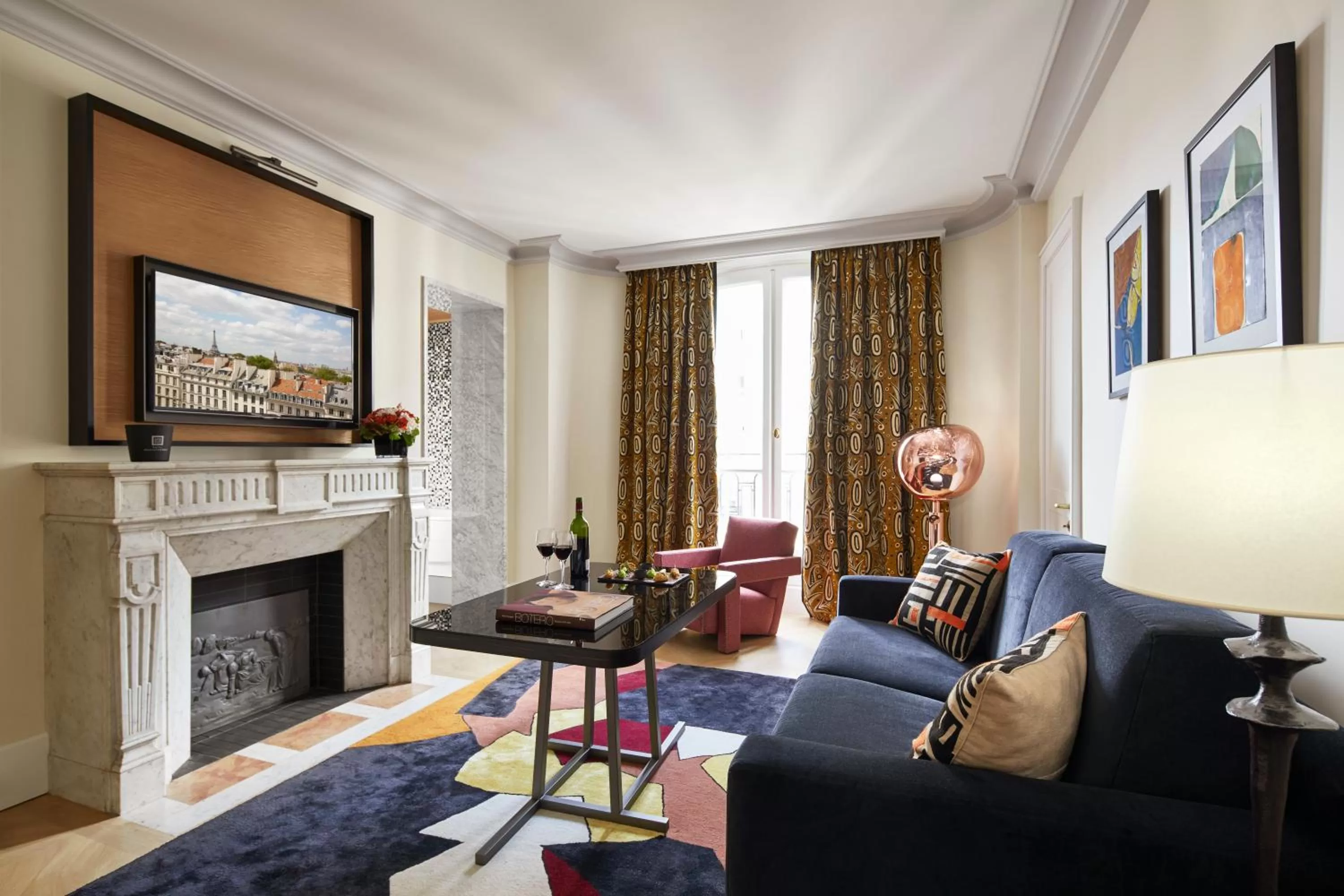 Living room in Hotel Montalembert