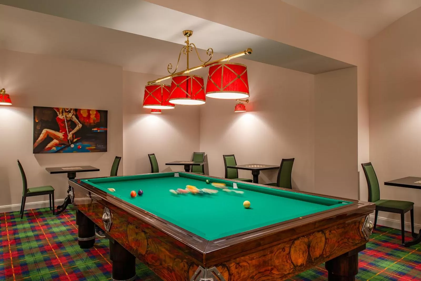 Billiard in Grand Hotel Salsomaggiore