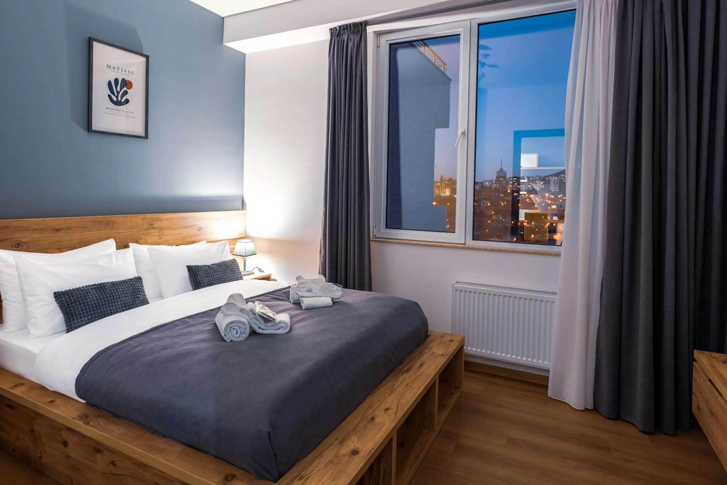 Bed in Reed Hotel Tbilisi