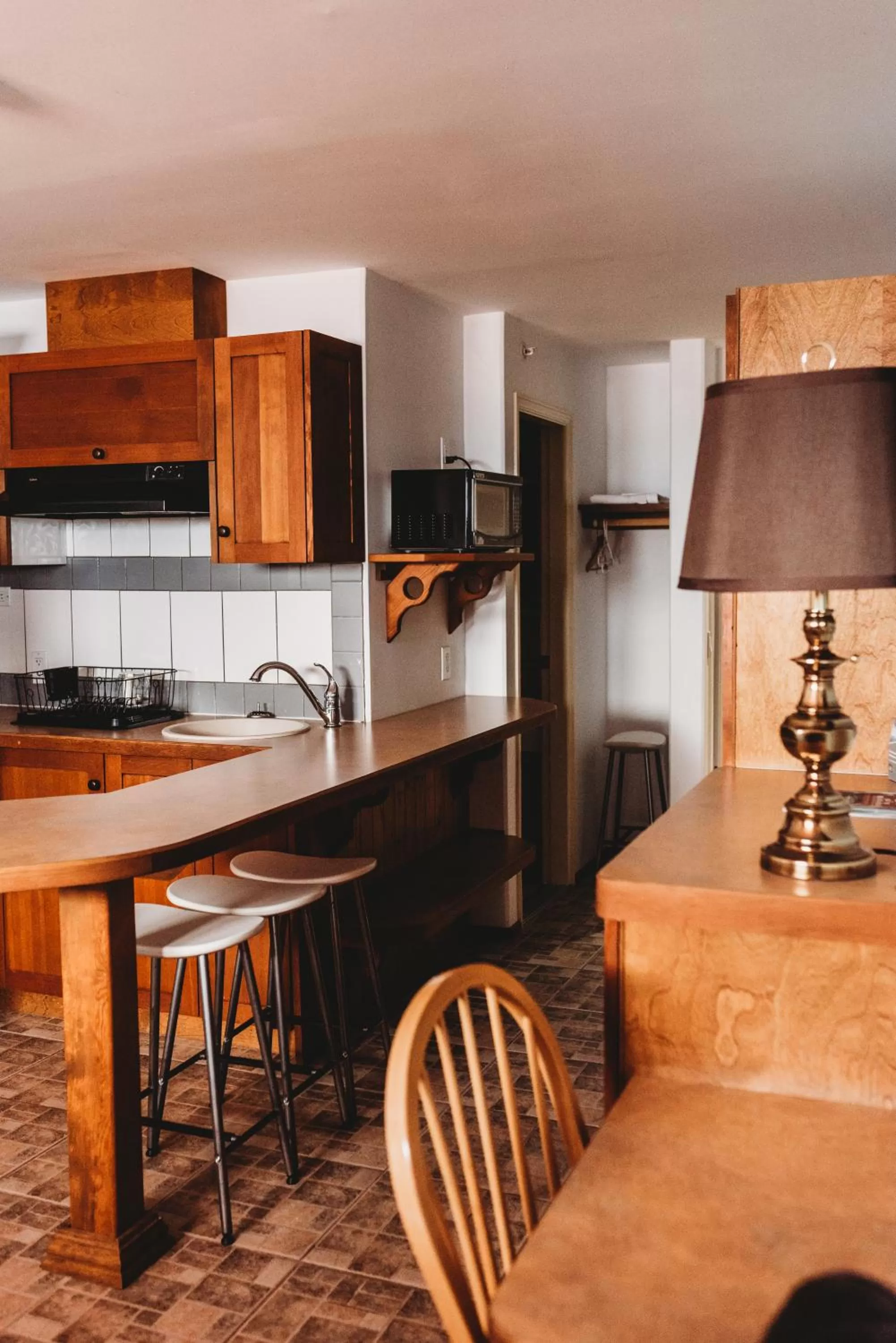 Kitchen or kitchenette in The Oceanfront Hotel