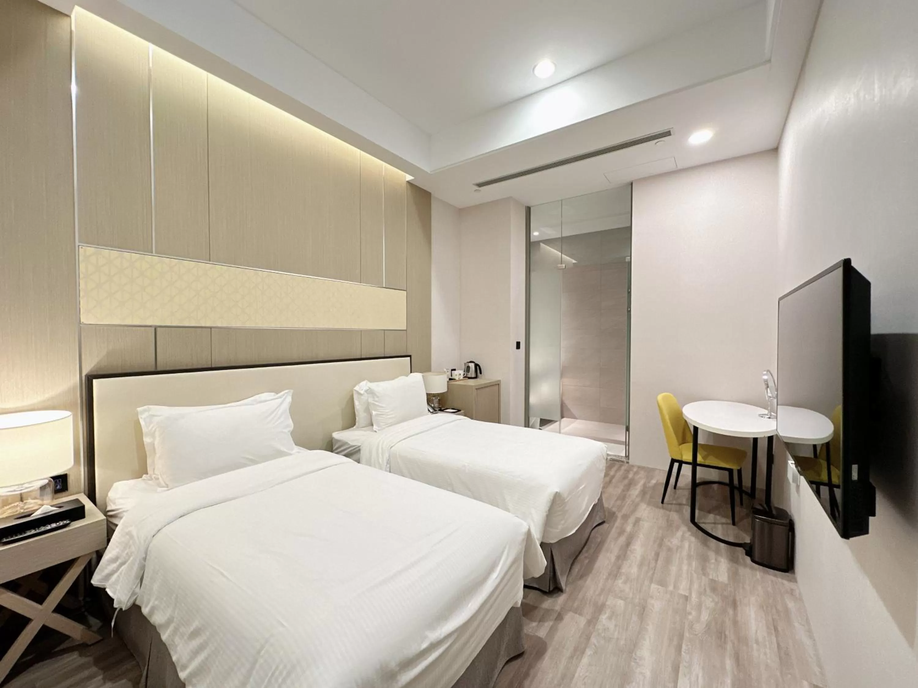 Bed in 台南星鑽國際商旅 Hua Hotel