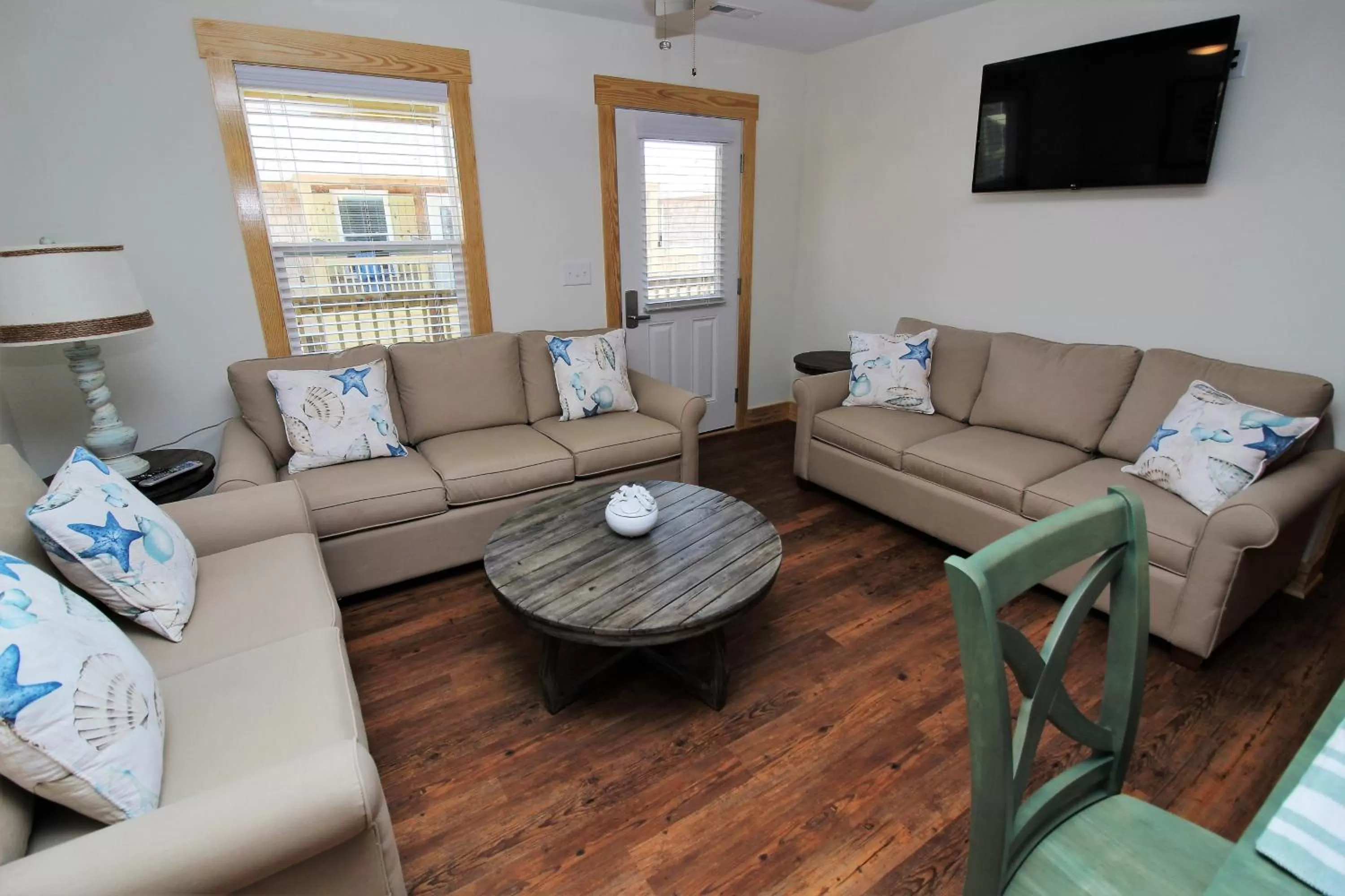 Living room in Whalebone Ocean Cottages by KEES Vacations