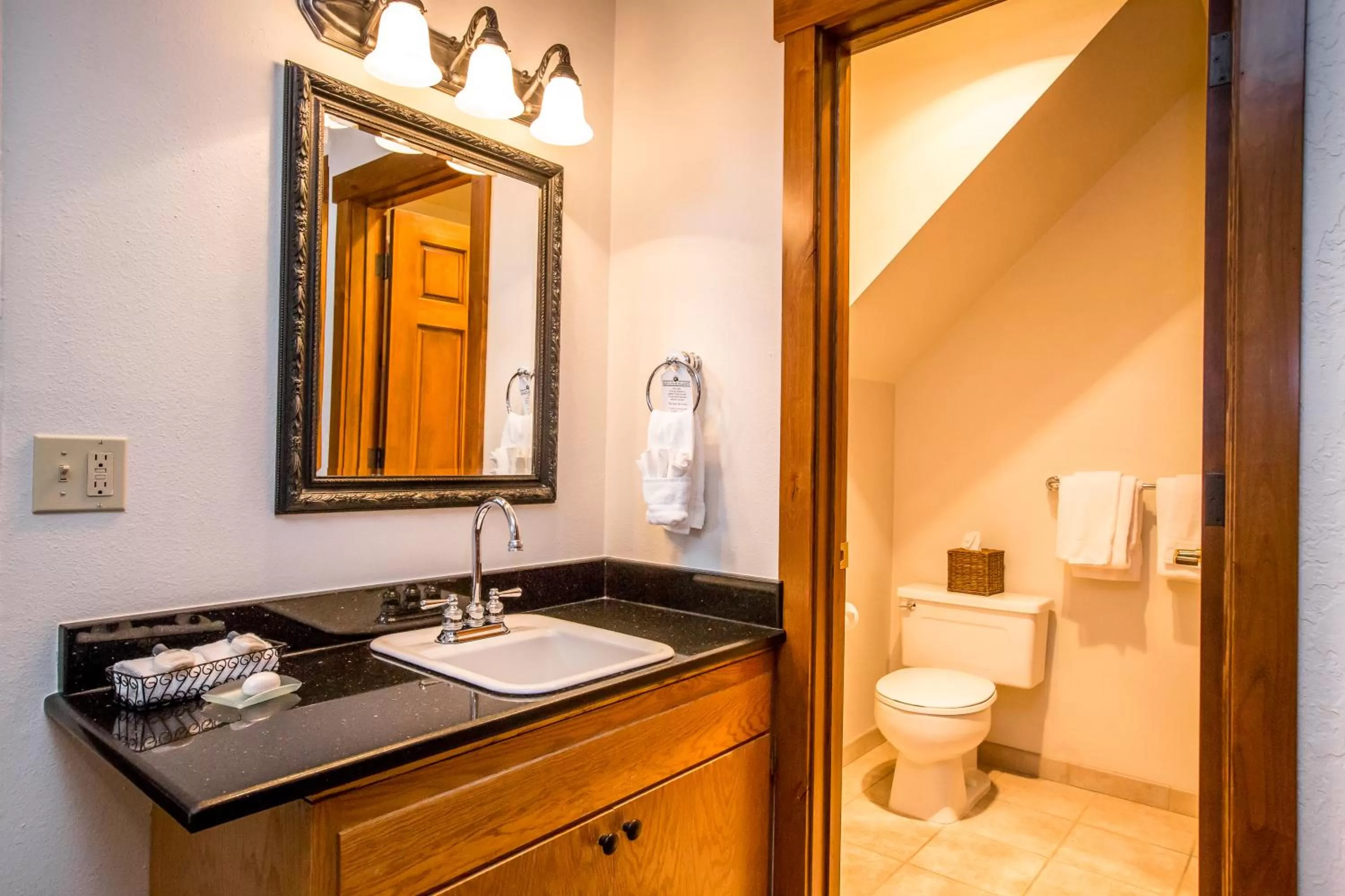 Bathroom in Kandahar Lodge at Whitefish Mountain Resort