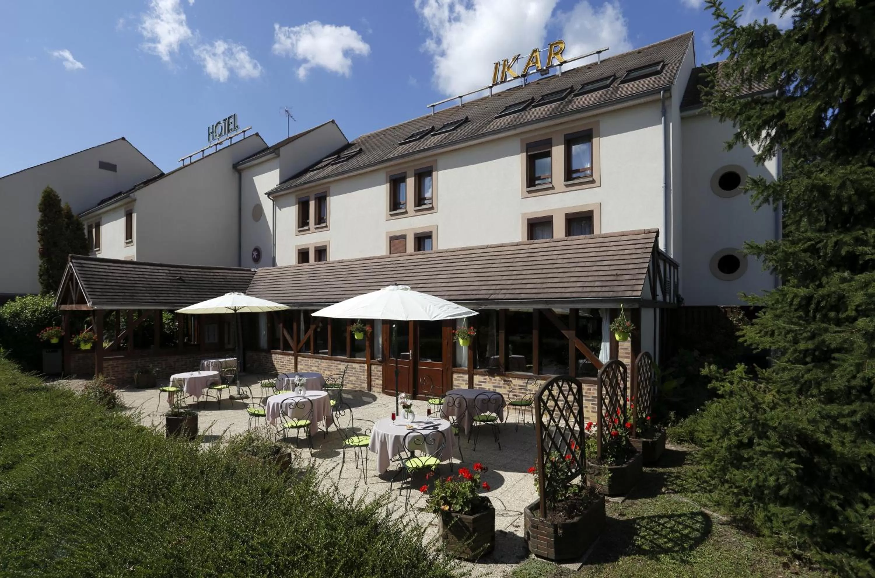 Balcony/Terrace in IKAR - Fasthotel Blois