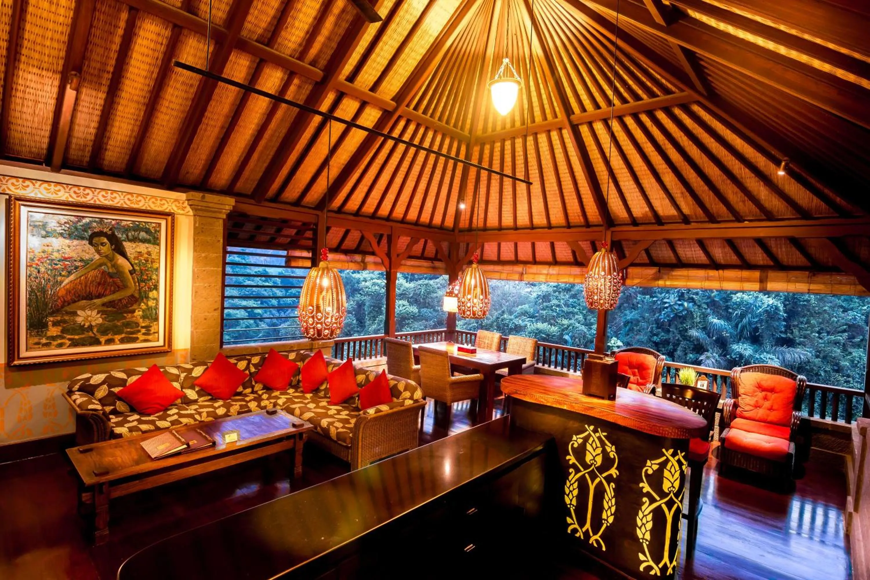 Living room in Bidadari Private Villas & Retreat