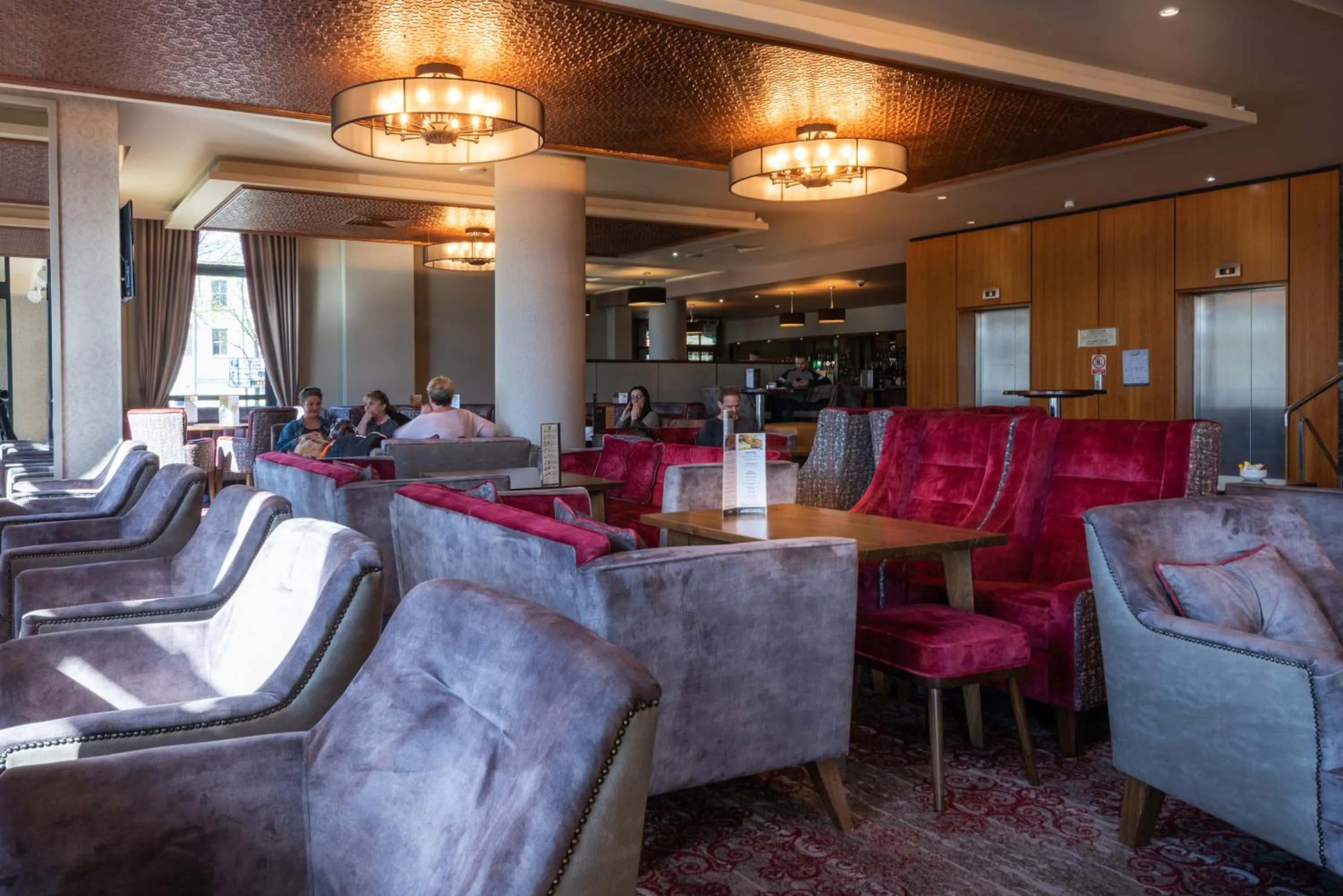 Lobby or reception in City Hotel