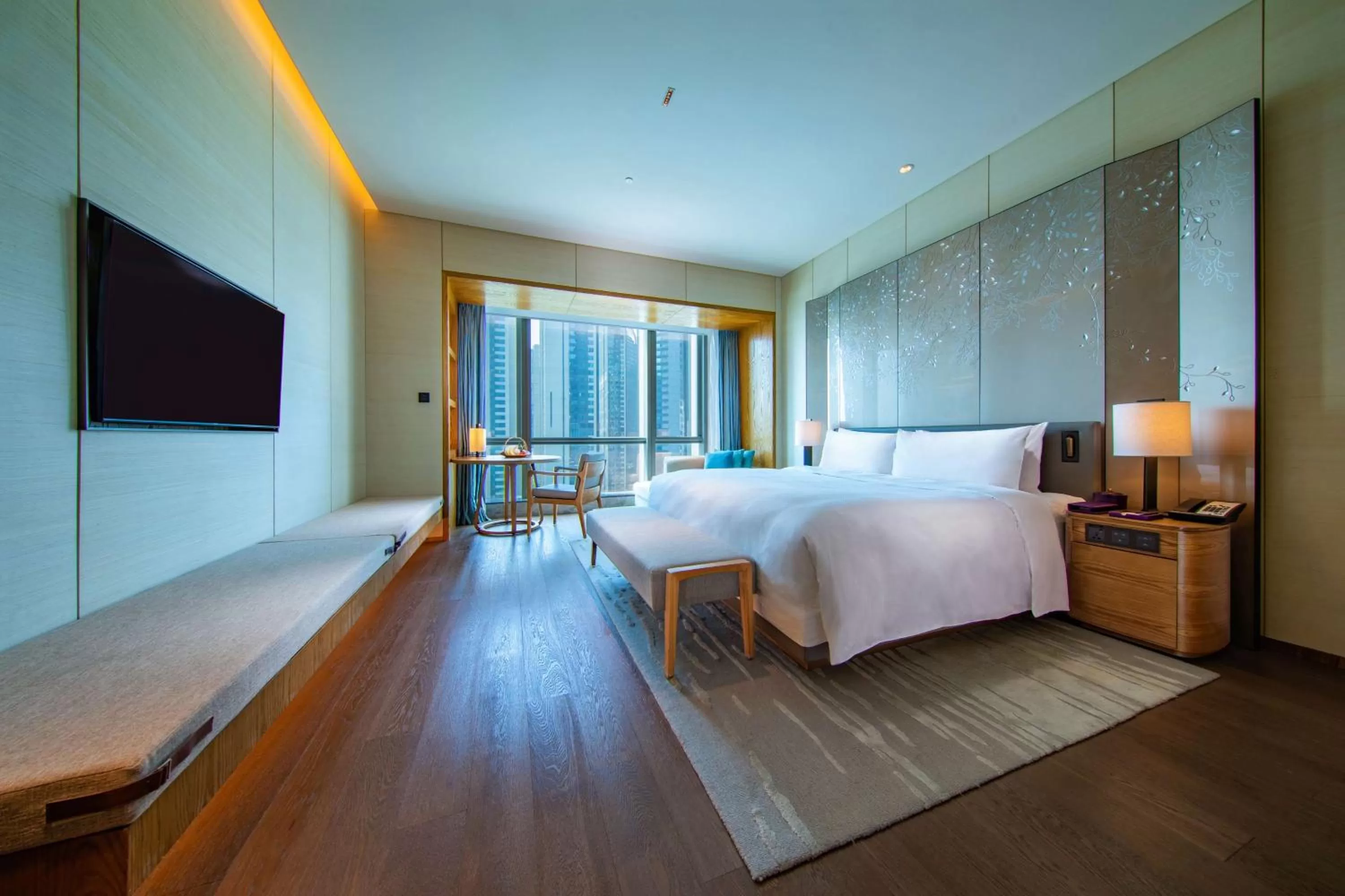 Bed in Conrad Guangzhou