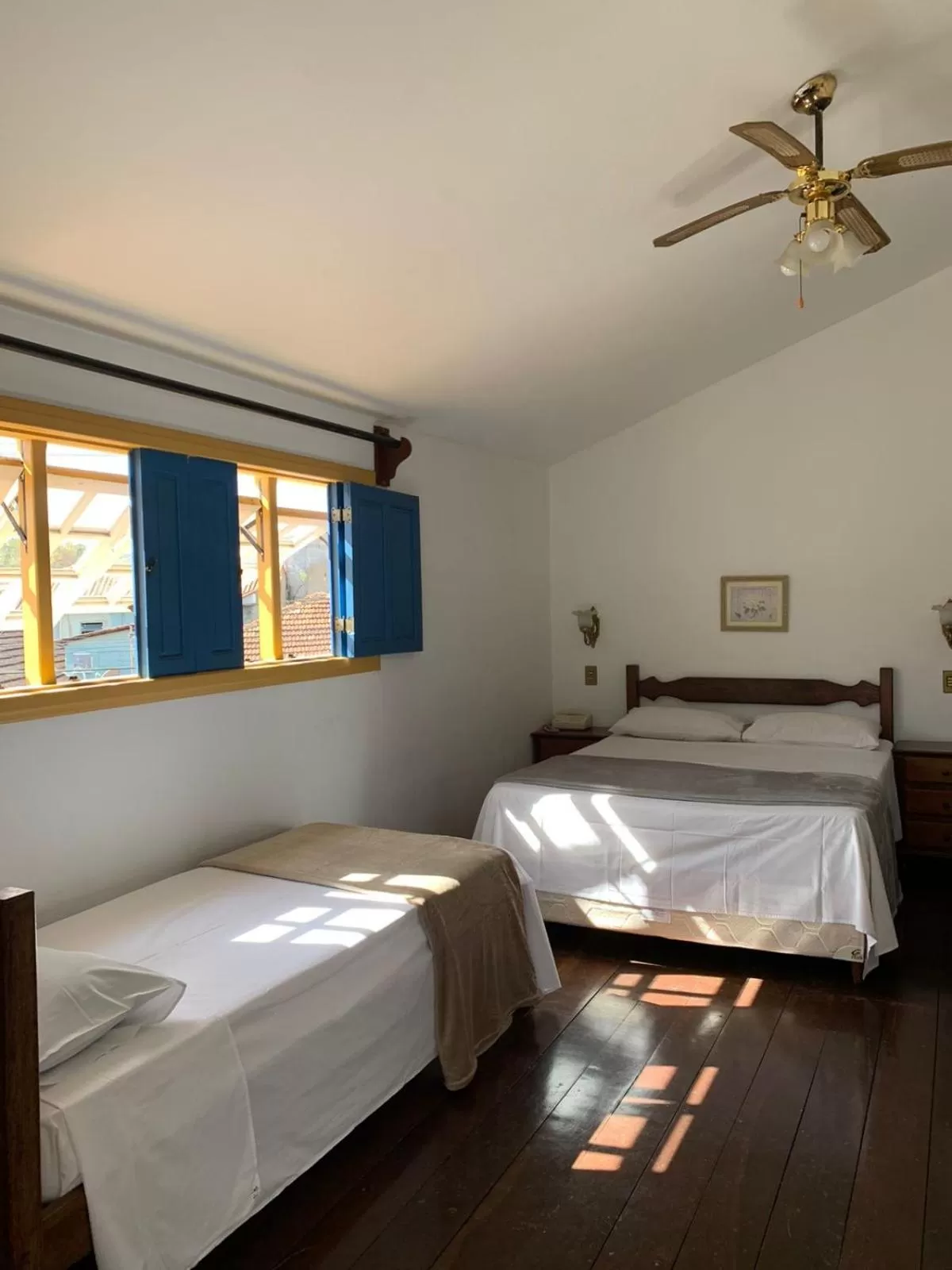 Bed in Pousada Villa Real