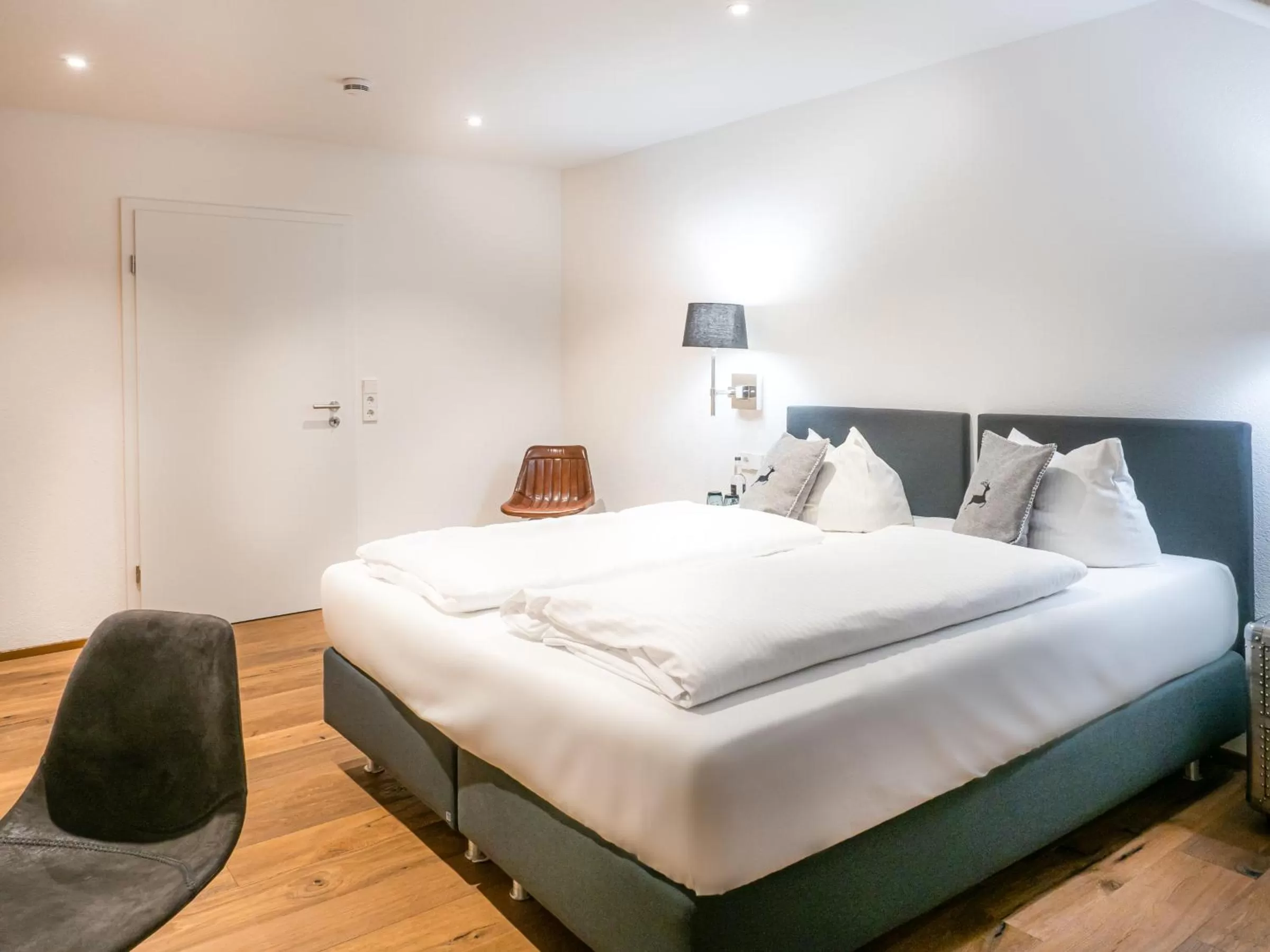 Bedroom, Bed in Mäsers Allgäuherz