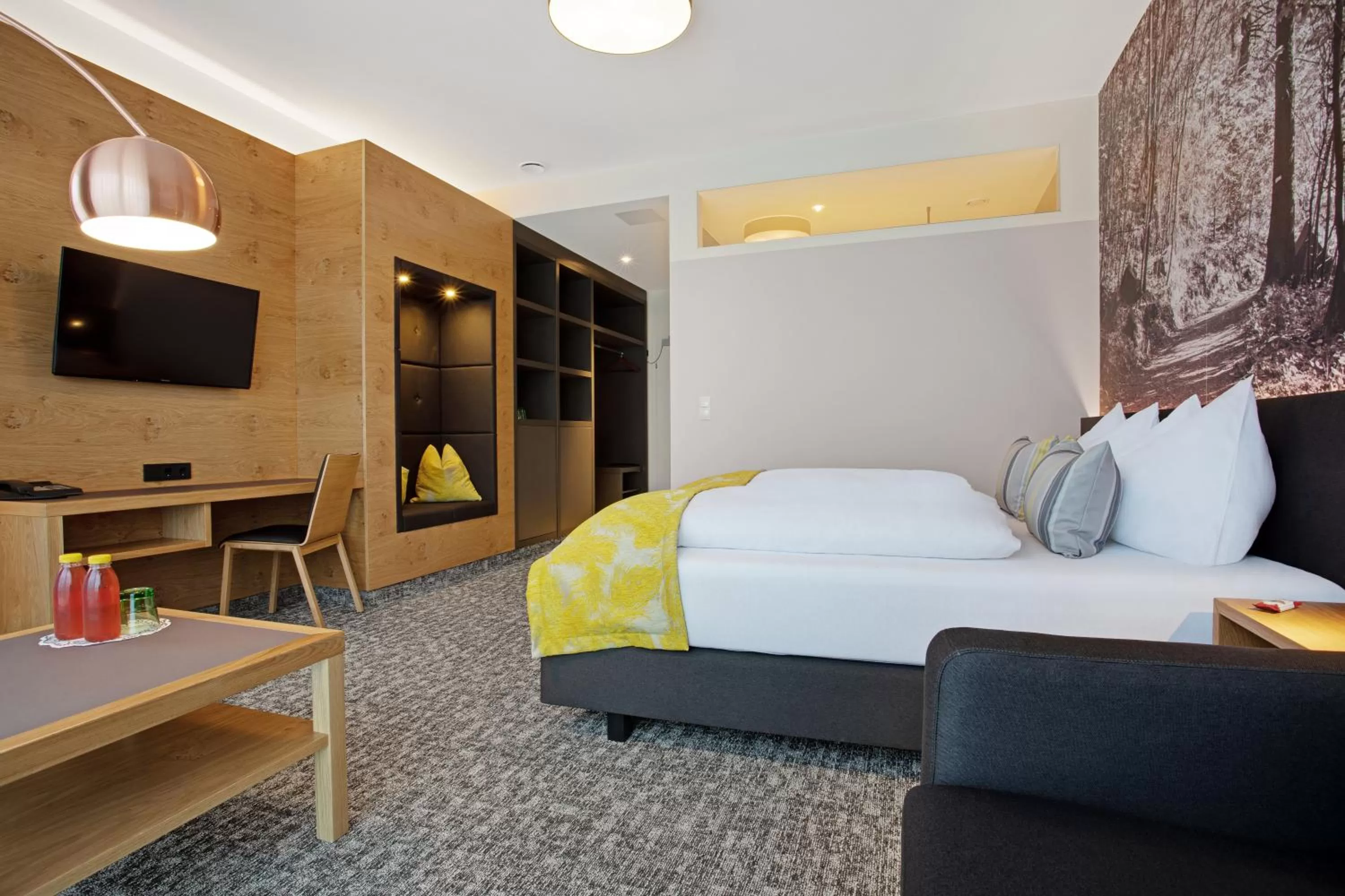 Bedroom, Bed in Hotel Hausschachen