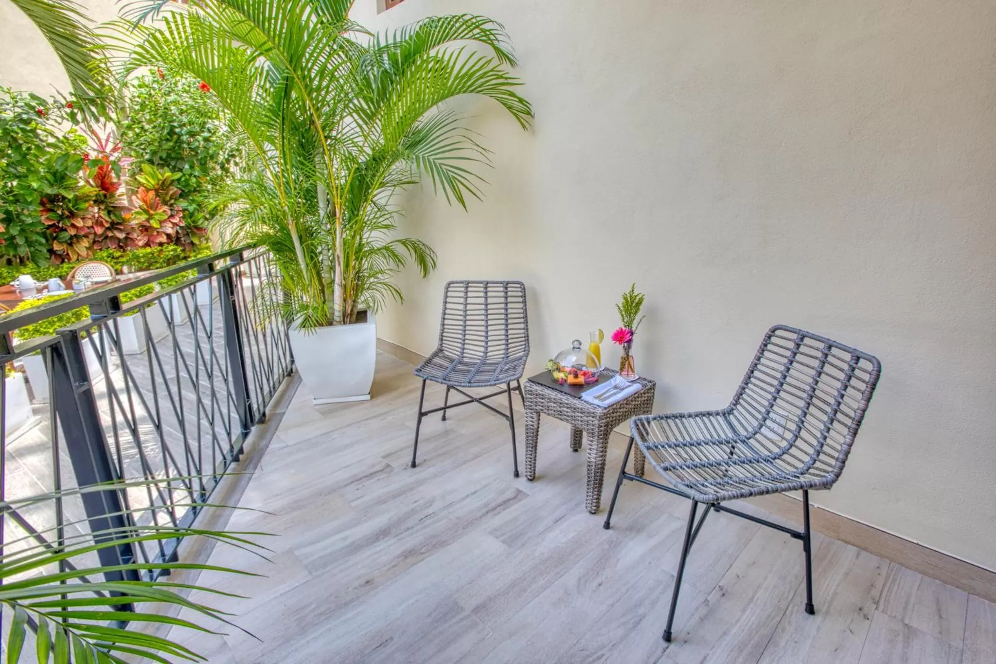 Patio in Casa Nicole Boutique Hotel