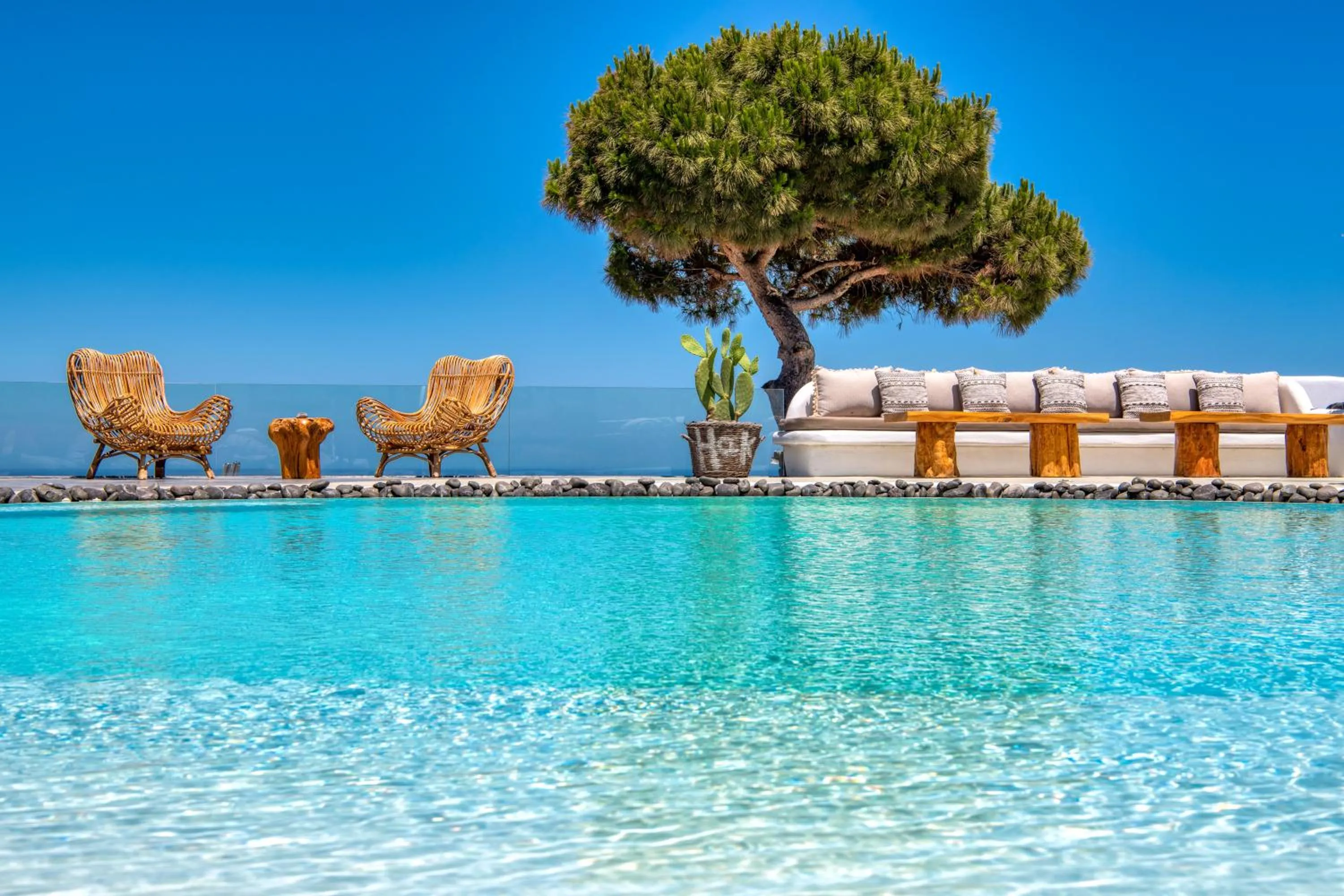 Swimming pool in San Marino Suites by Calm Collection