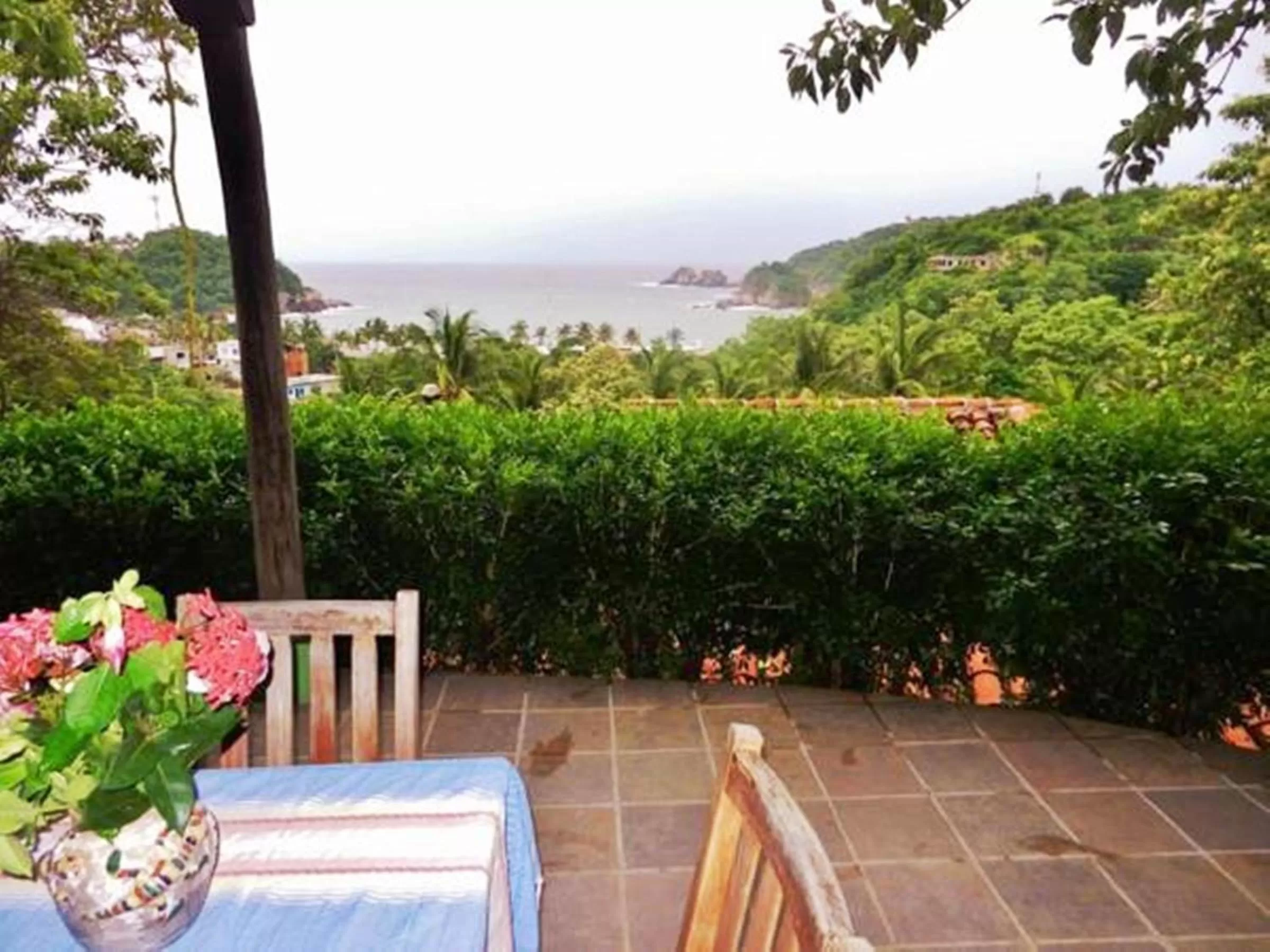 Seating area in La Buena Vista