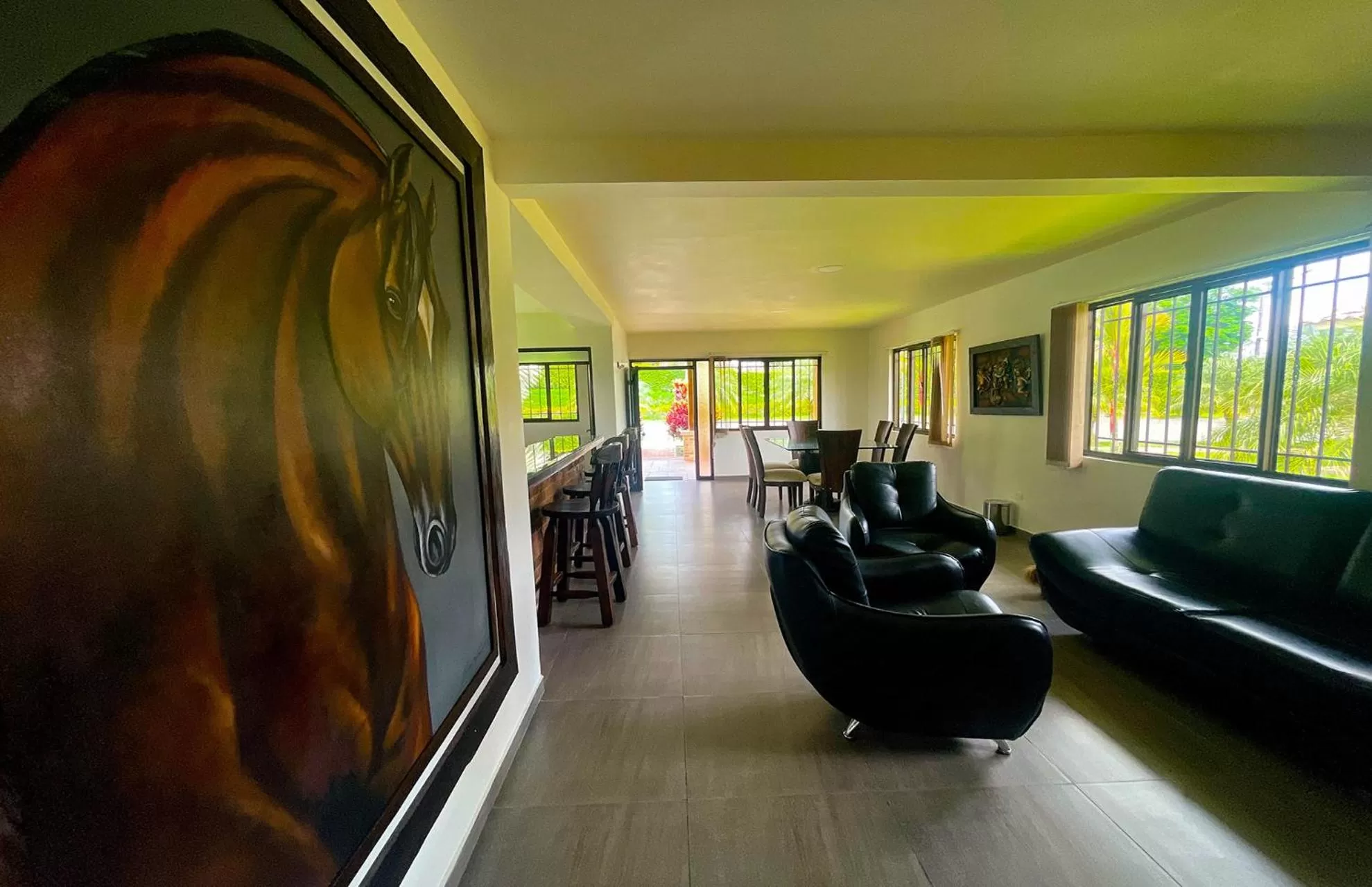 Living room in La Victoria Hotel Campestre