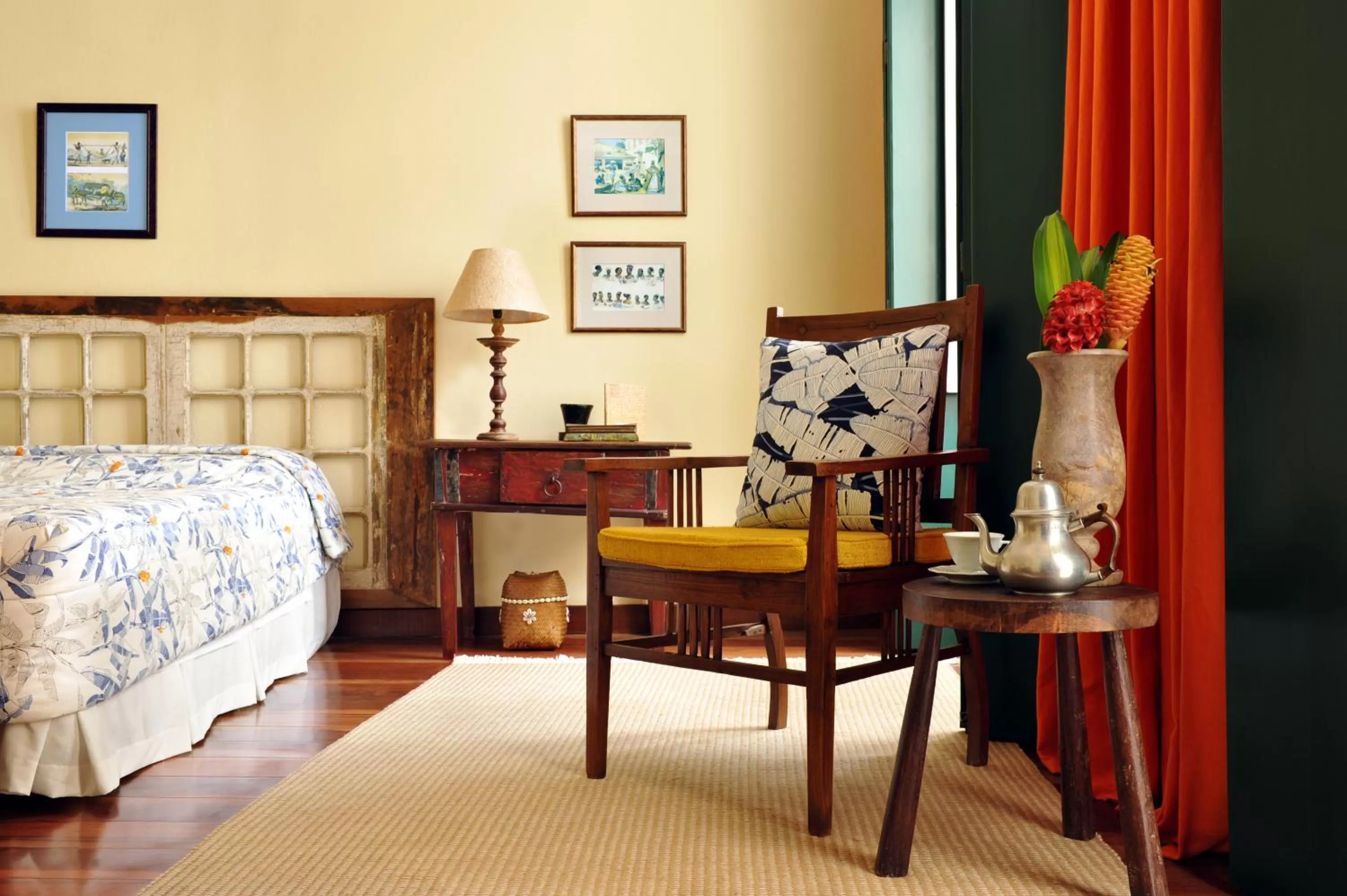 Decorative detail, Bed in Hotel Villa Bahia